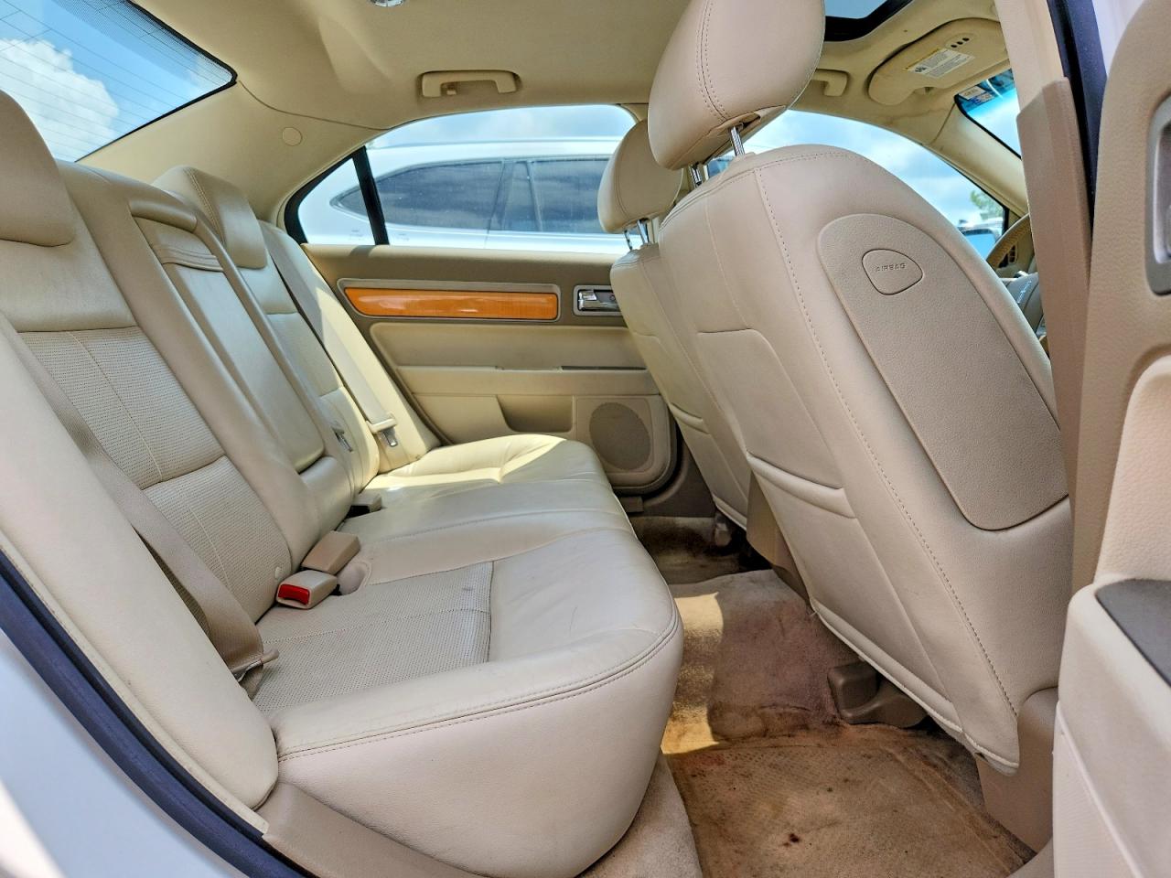2008 Lincoln Mkz Белый vin: 3LNHM28T48R650989