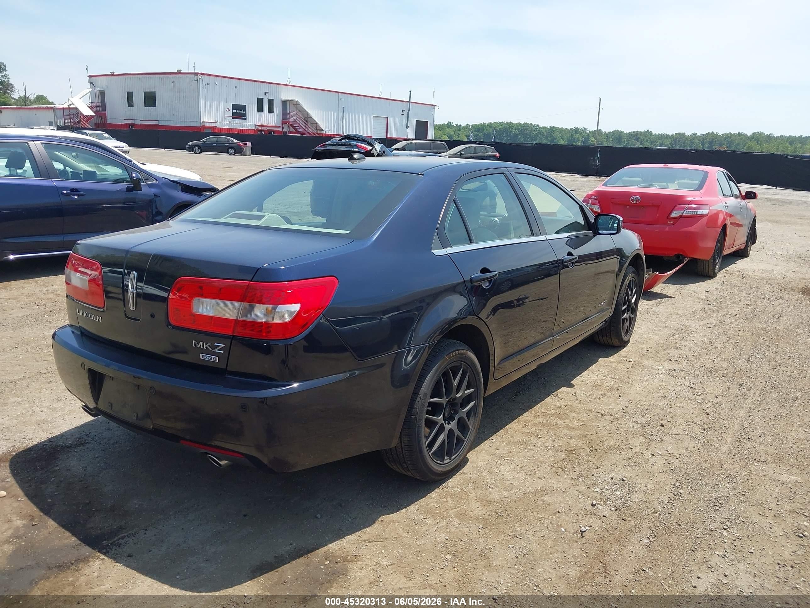 2008 Lincoln Mkz   Blue vin: 3LNHM28T48R668361