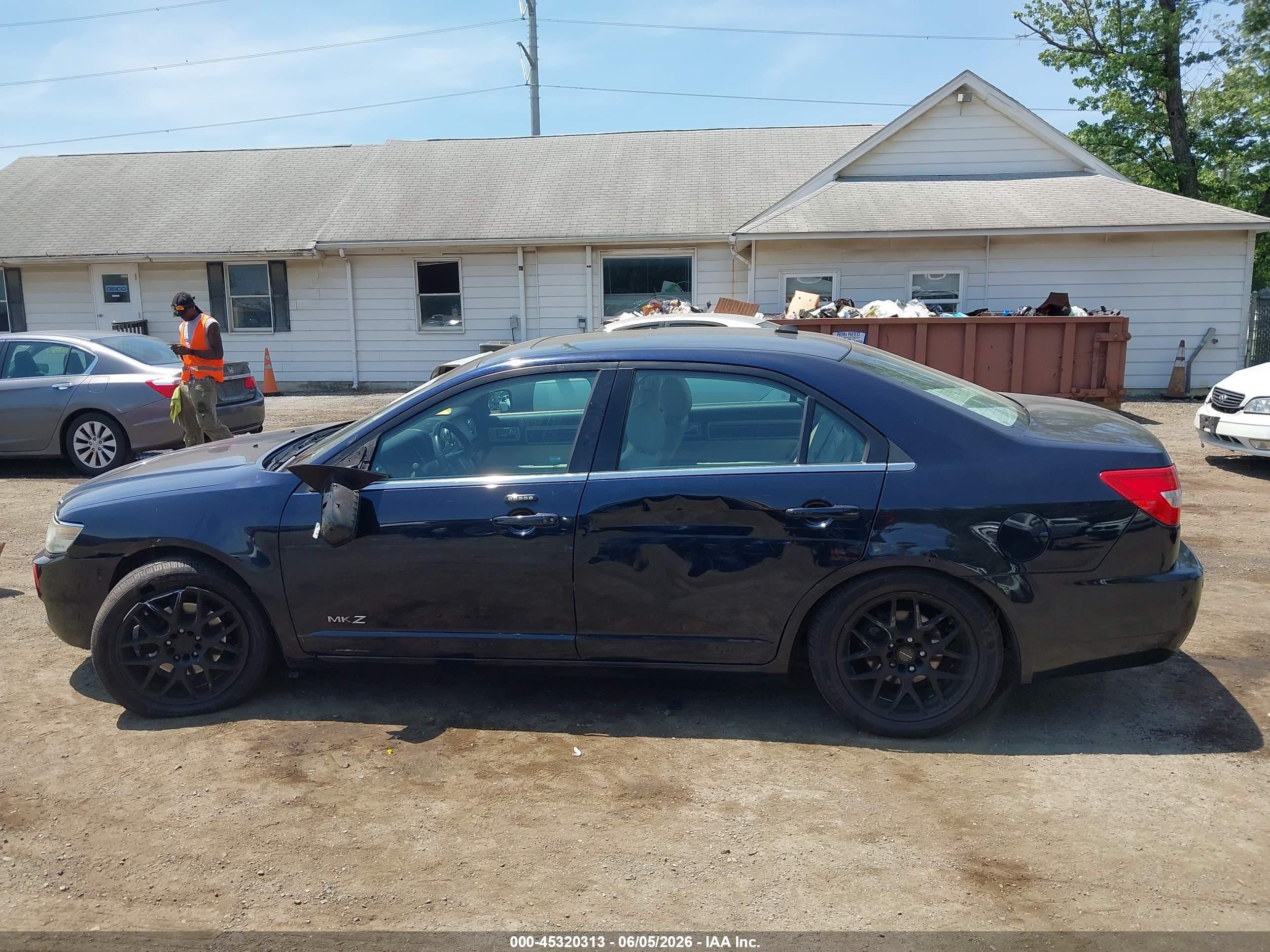 2008 Lincoln Mkz   Blue vin: 3LNHM28T48R668361
