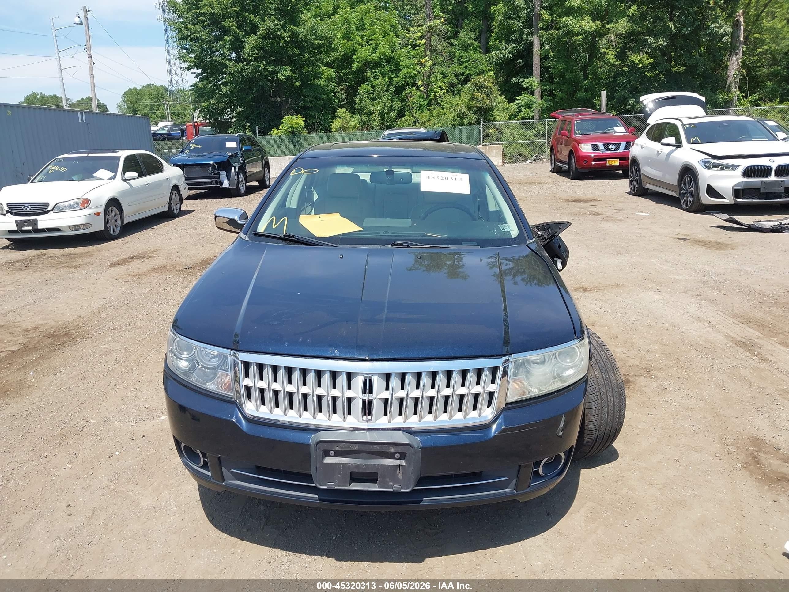 2008 Lincoln Mkz   Blue vin: 3LNHM28T48R668361