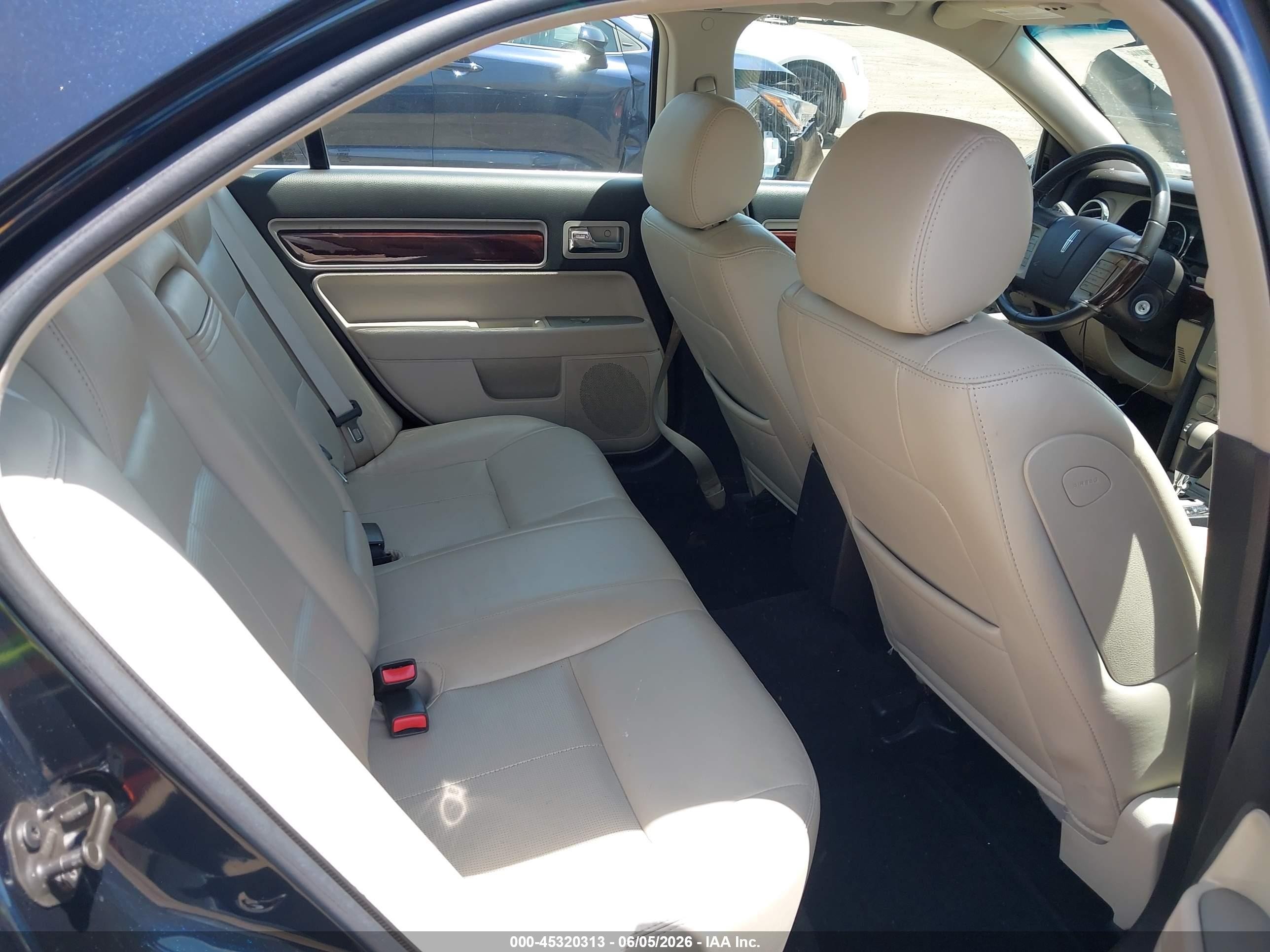 2008 Lincoln Mkz   Blue vin: 3LNHM28T48R668361