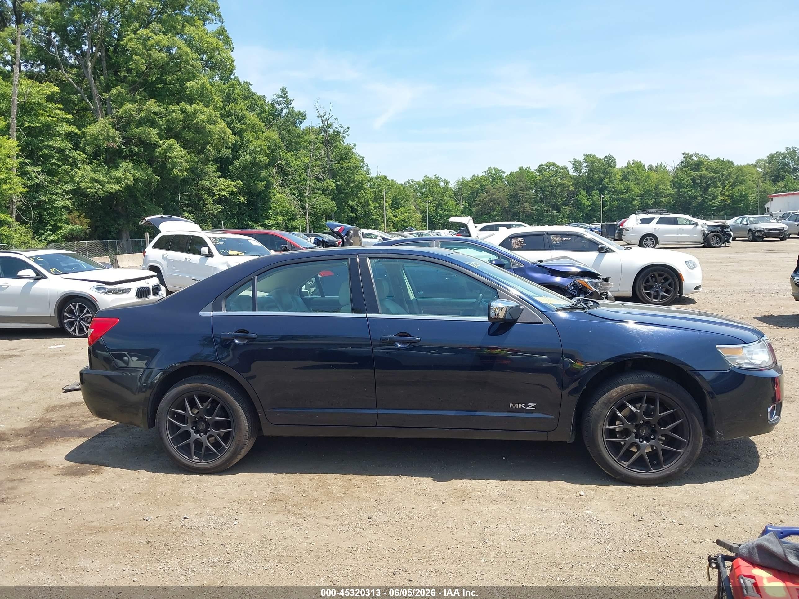 2008 Lincoln Mkz   Blue vin: 3LNHM28T48R668361