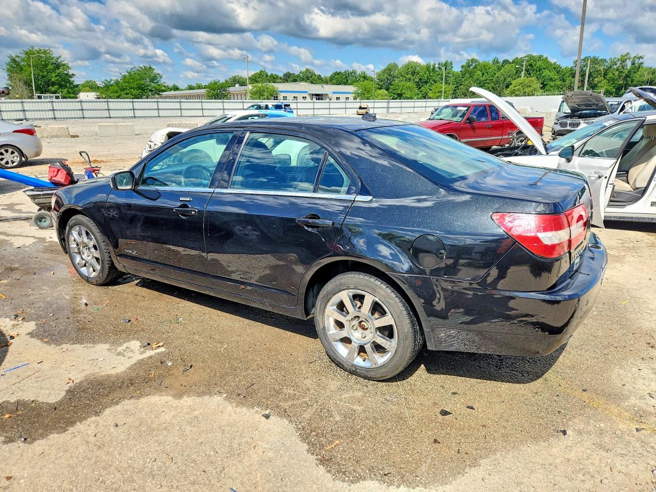 2009 Lincoln Mkz Black vin: 3LNHM28T49R608307