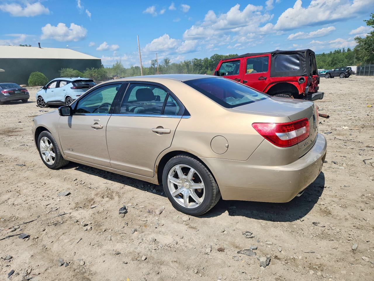 2007 Lincoln Mkz Beige vin: 3LNHM28T57R629678