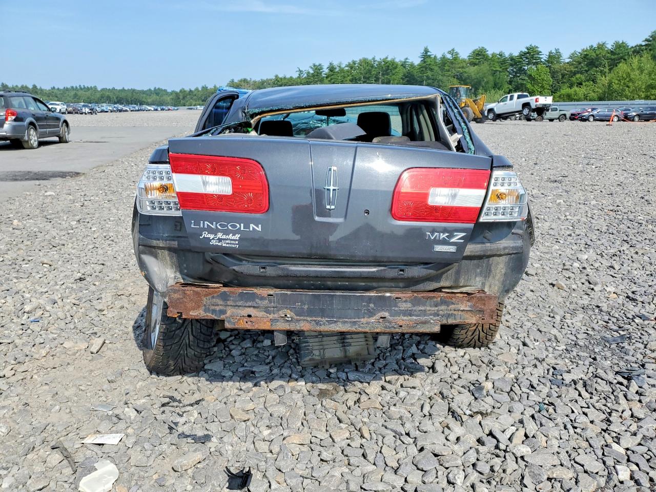 2007 Lincoln Mkz Charcoal vin: 3LNHM28T67R618687