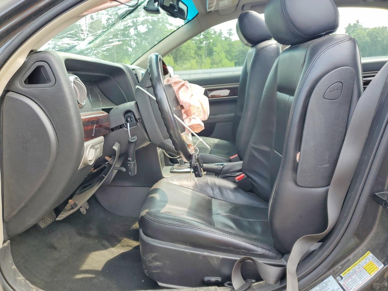 2007 Lincoln Mkz Charcoal vin: 3LNHM28T67R618687