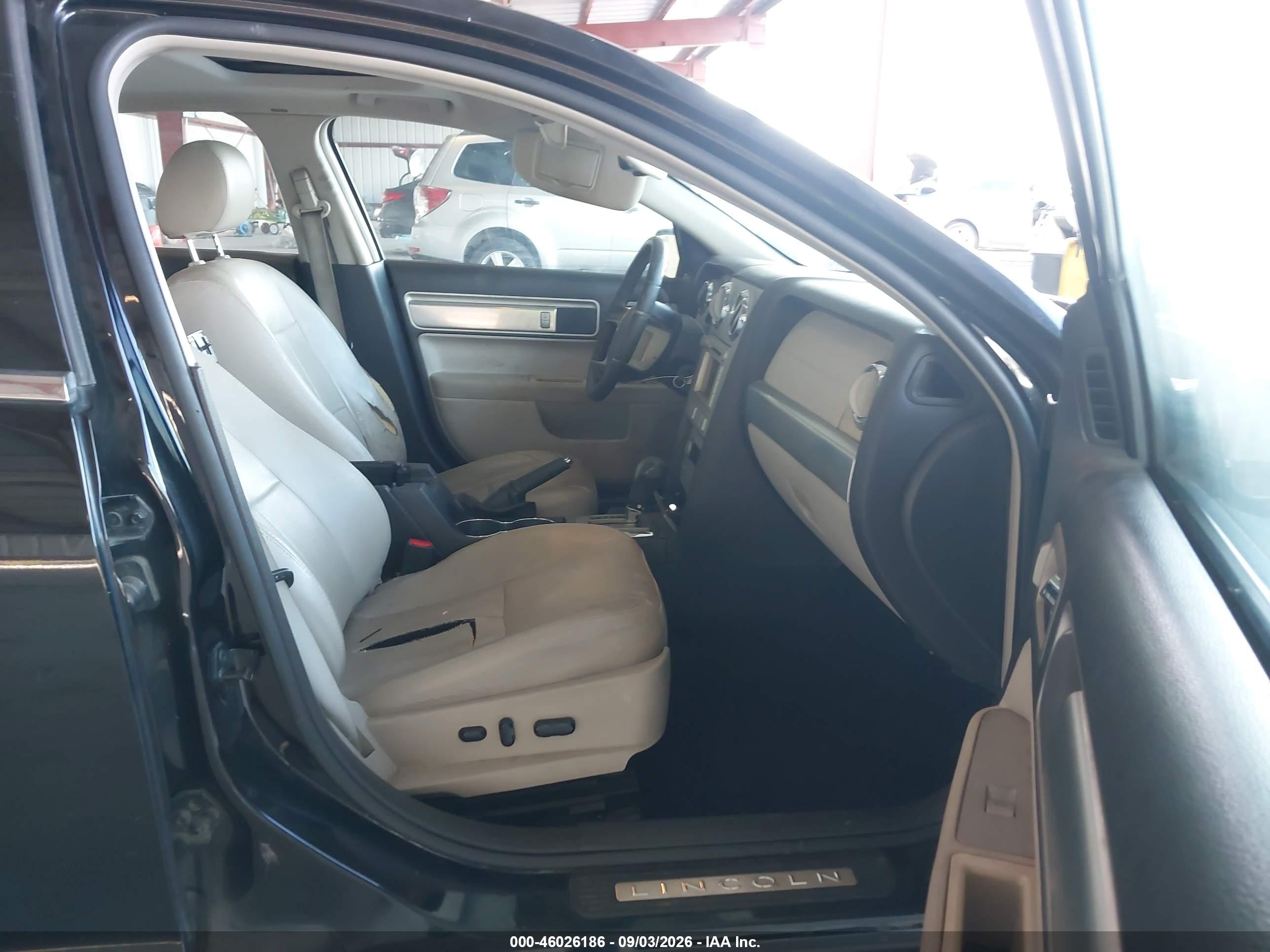 2008 Lincoln Mkz   Черный vin: 3LNHM28T68R606086