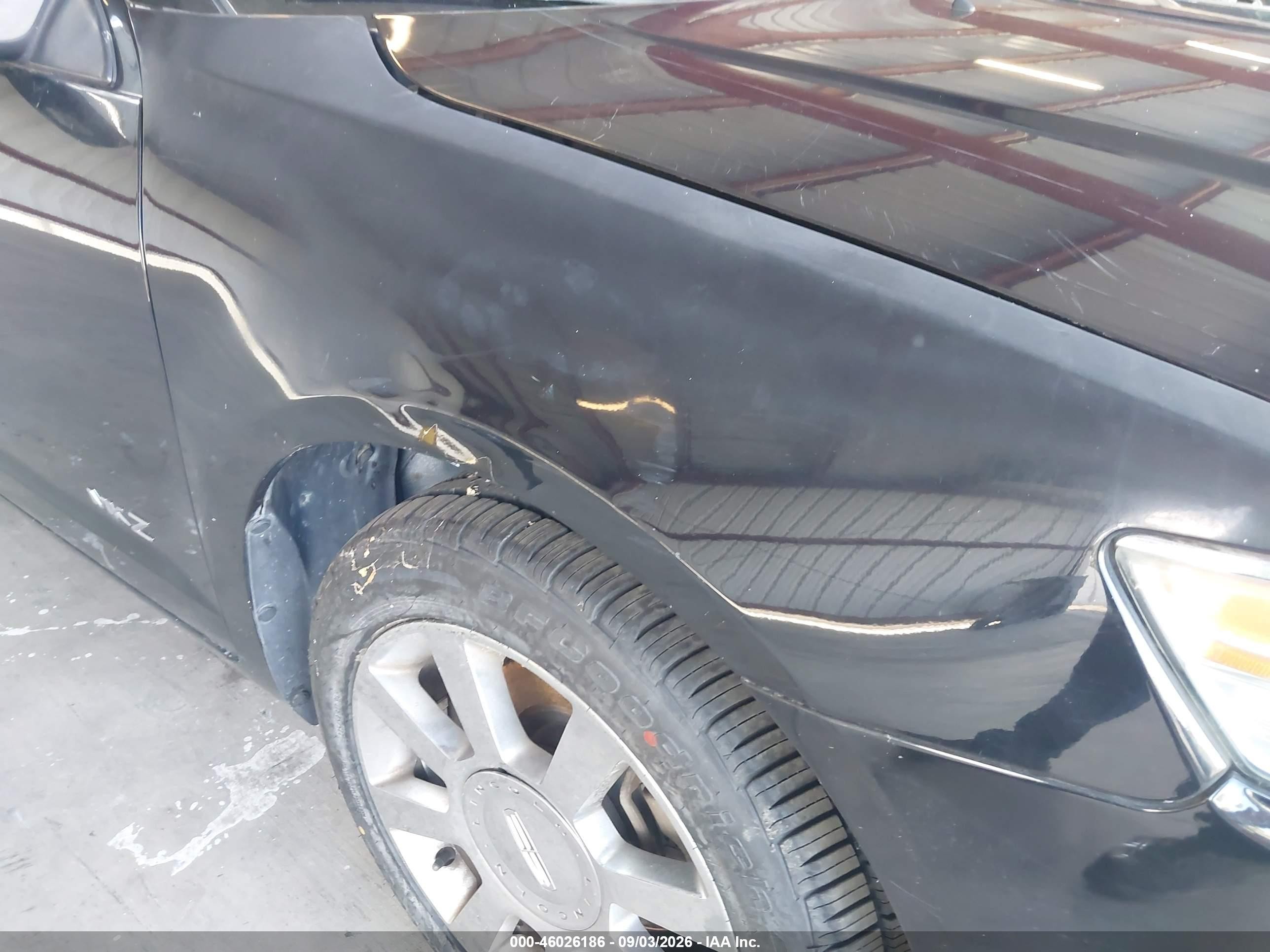 2008 Lincoln Mkz   Черный vin: 3LNHM28T68R606086