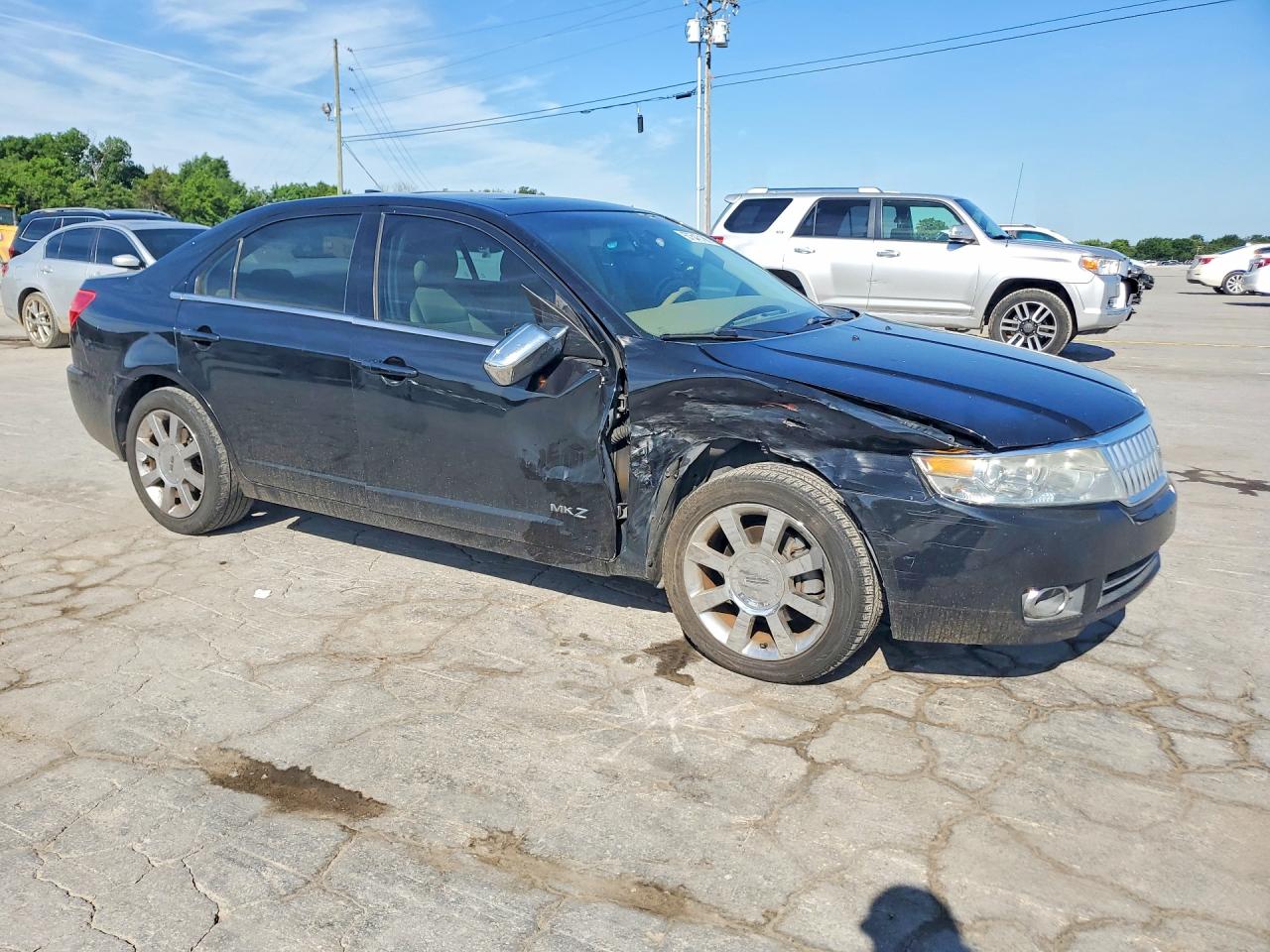 2008 Lincoln Mkz Black vin: 3LNHM28T88R637467