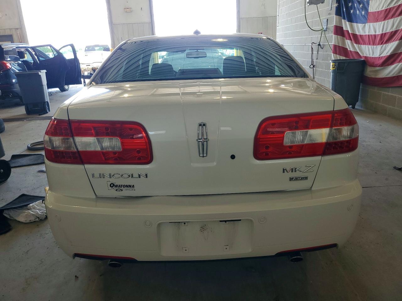 2009 Lincoln Mkz White vin: 3LNHM28T89R608746