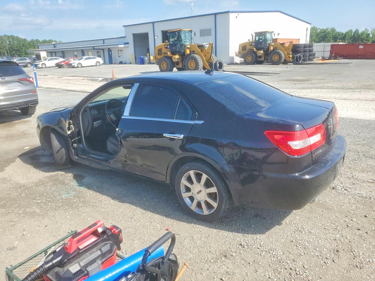 2008 Lincoln Mkz Black vin: 3LNHM28T98R611864