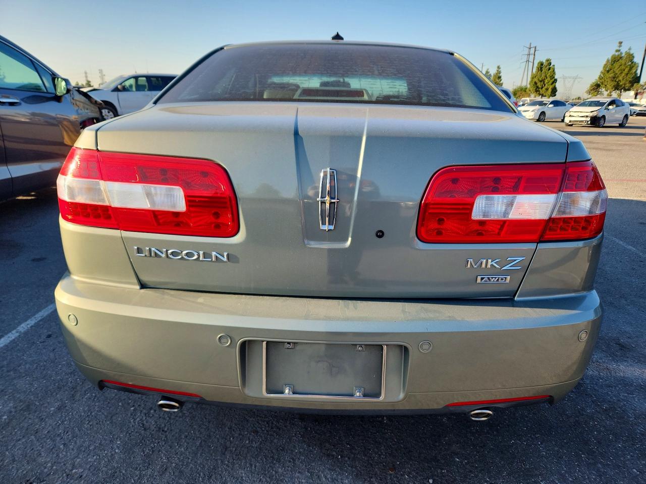 2008 Lincoln Mkz Green vin: 3LNHM28T98R634125