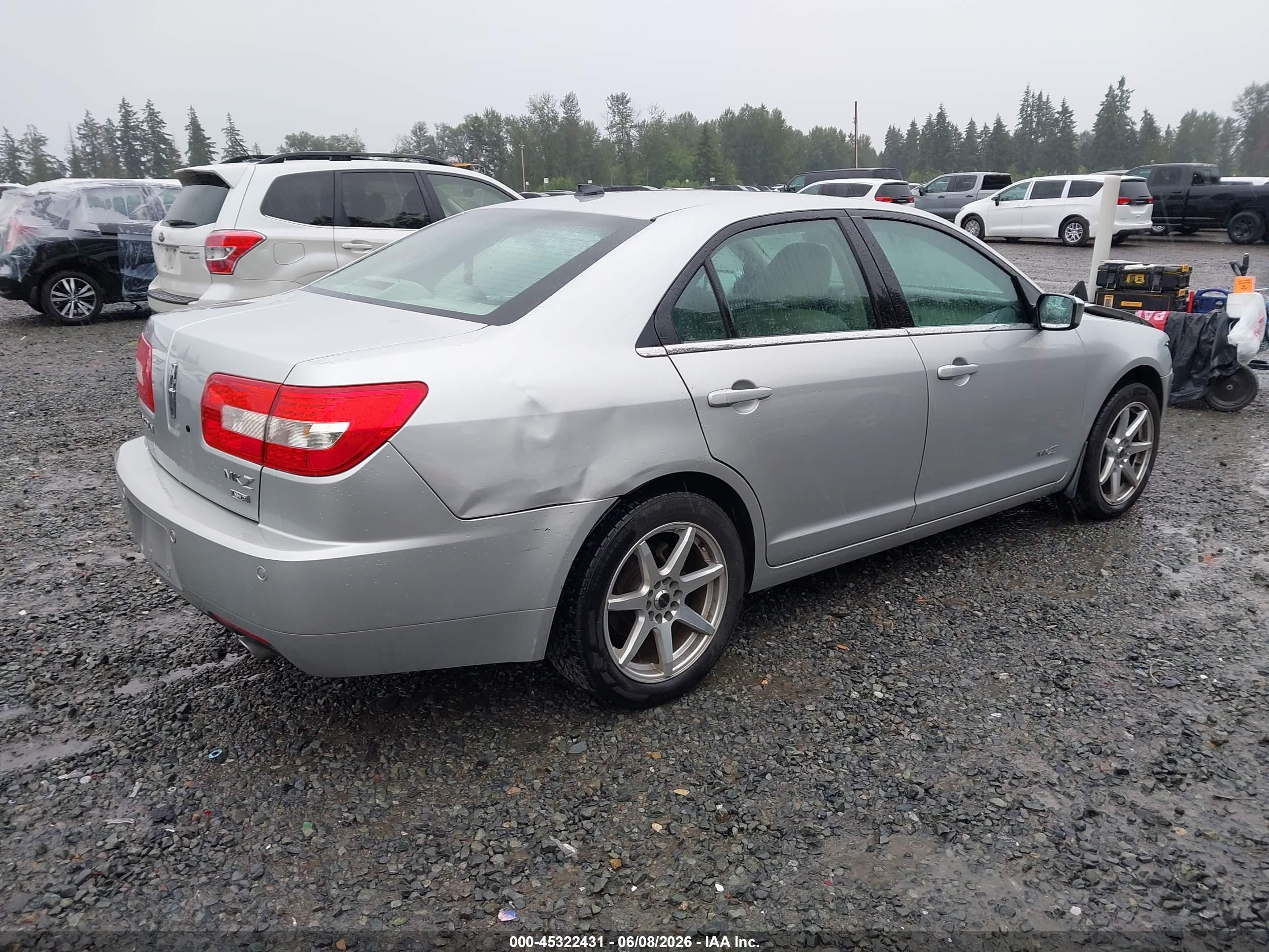 2009 Lincoln Mkz   Silver vin: 3LNHM28T99R605077