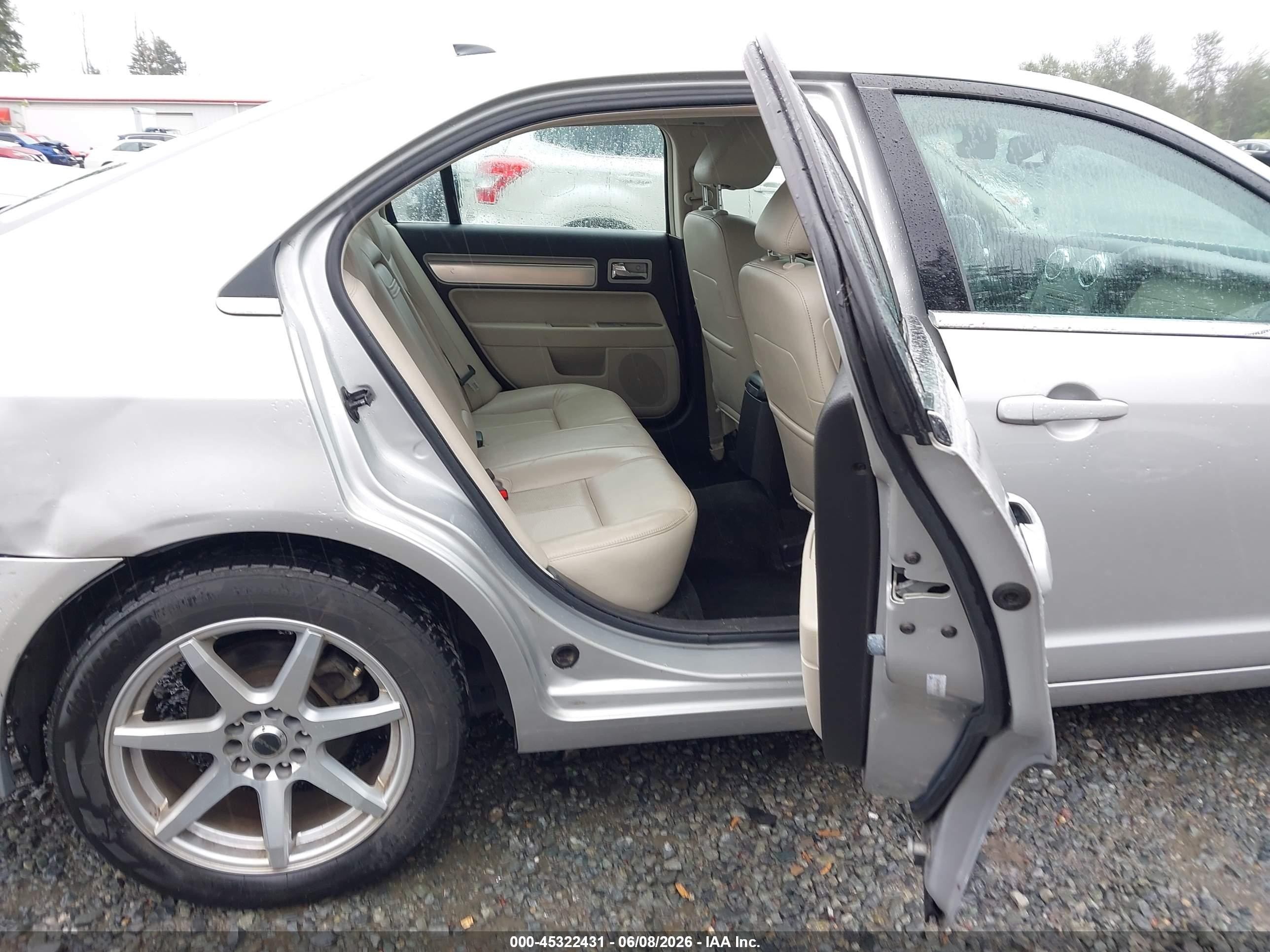 2009 Lincoln Mkz   Silver vin: 3LNHM28T99R605077