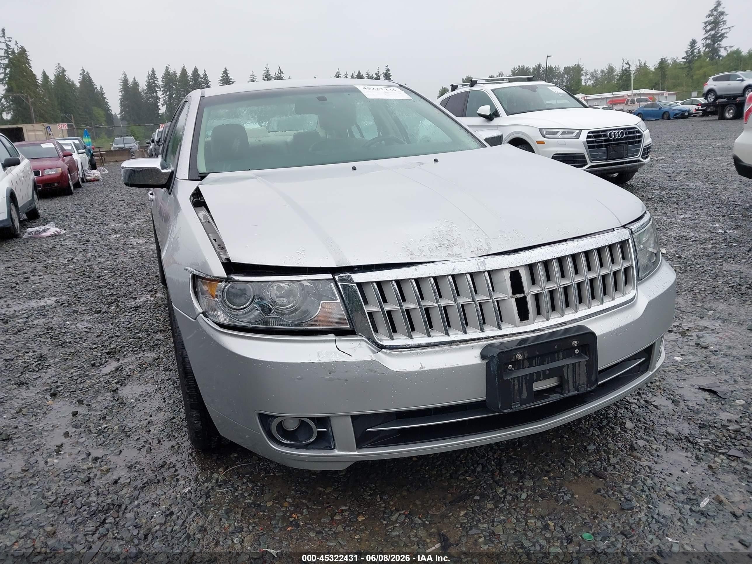 2009 Lincoln Mkz   Silver vin: 3LNHM28T99R605077