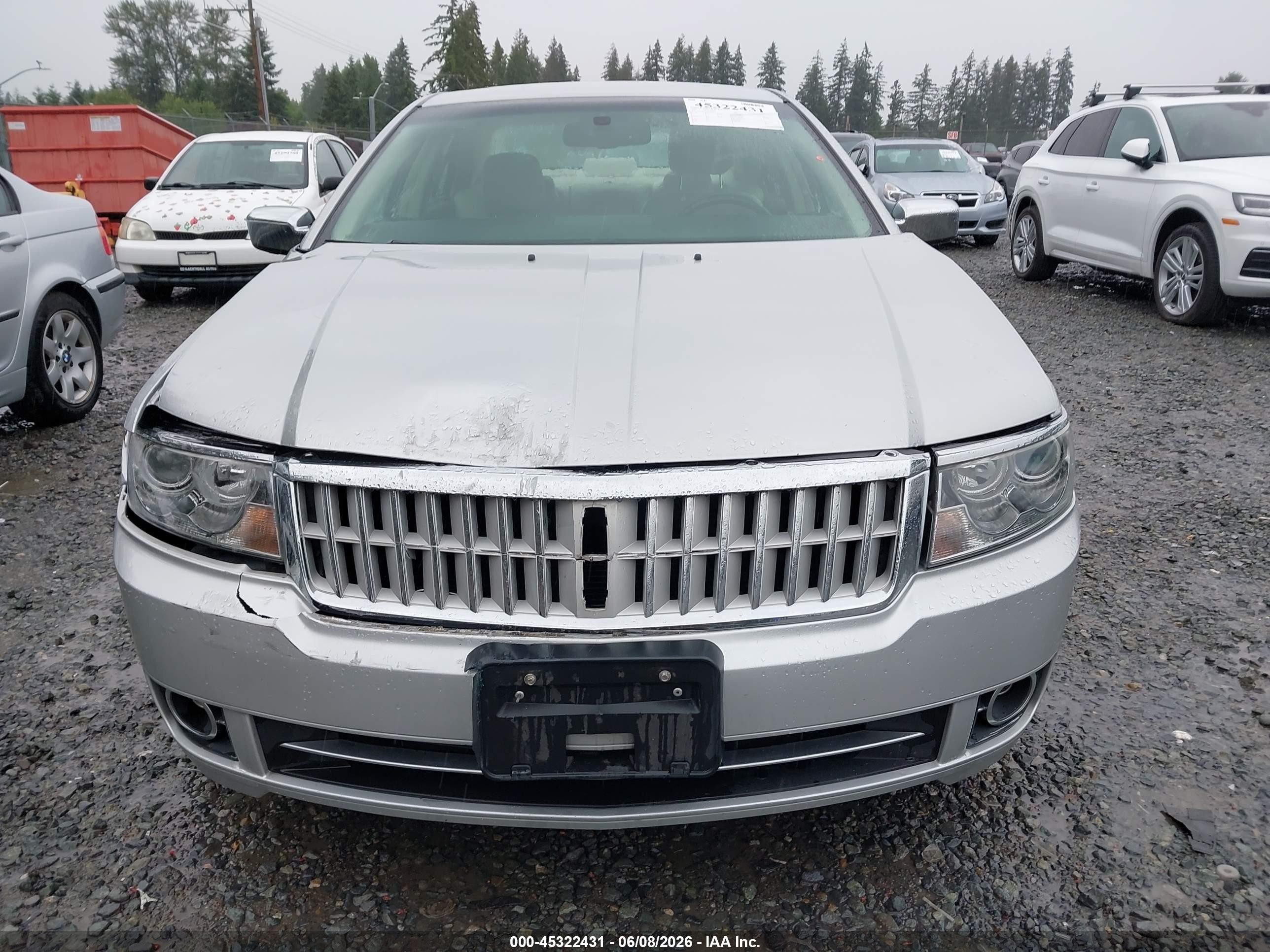 2009 Lincoln Mkz   Silver vin: 3LNHM28T99R605077