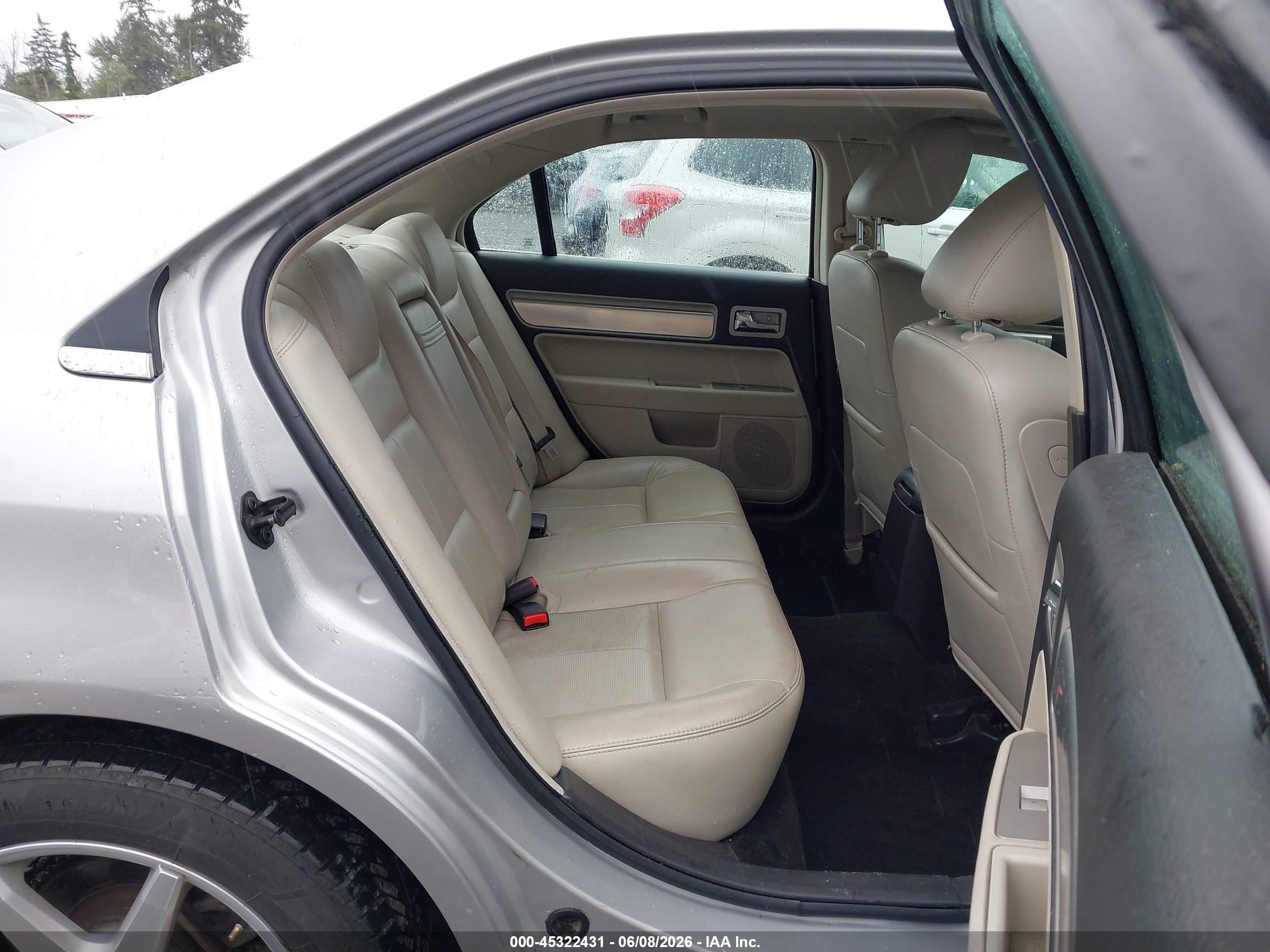 2009 Lincoln Mkz   Silver vin: 3LNHM28T99R605077