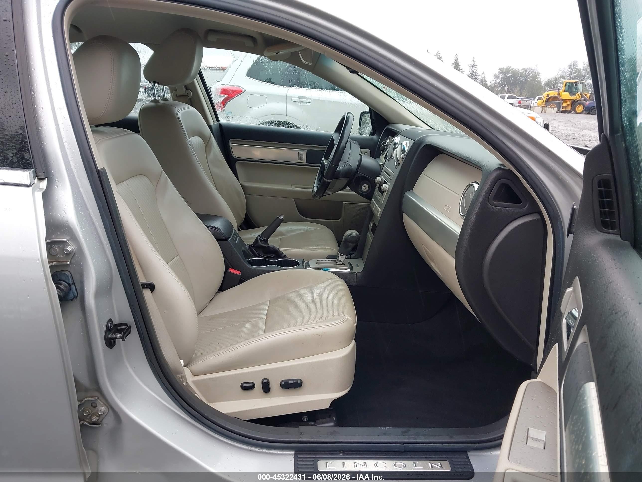2009 Lincoln Mkz   Silver vin: 3LNHM28T99R605077
