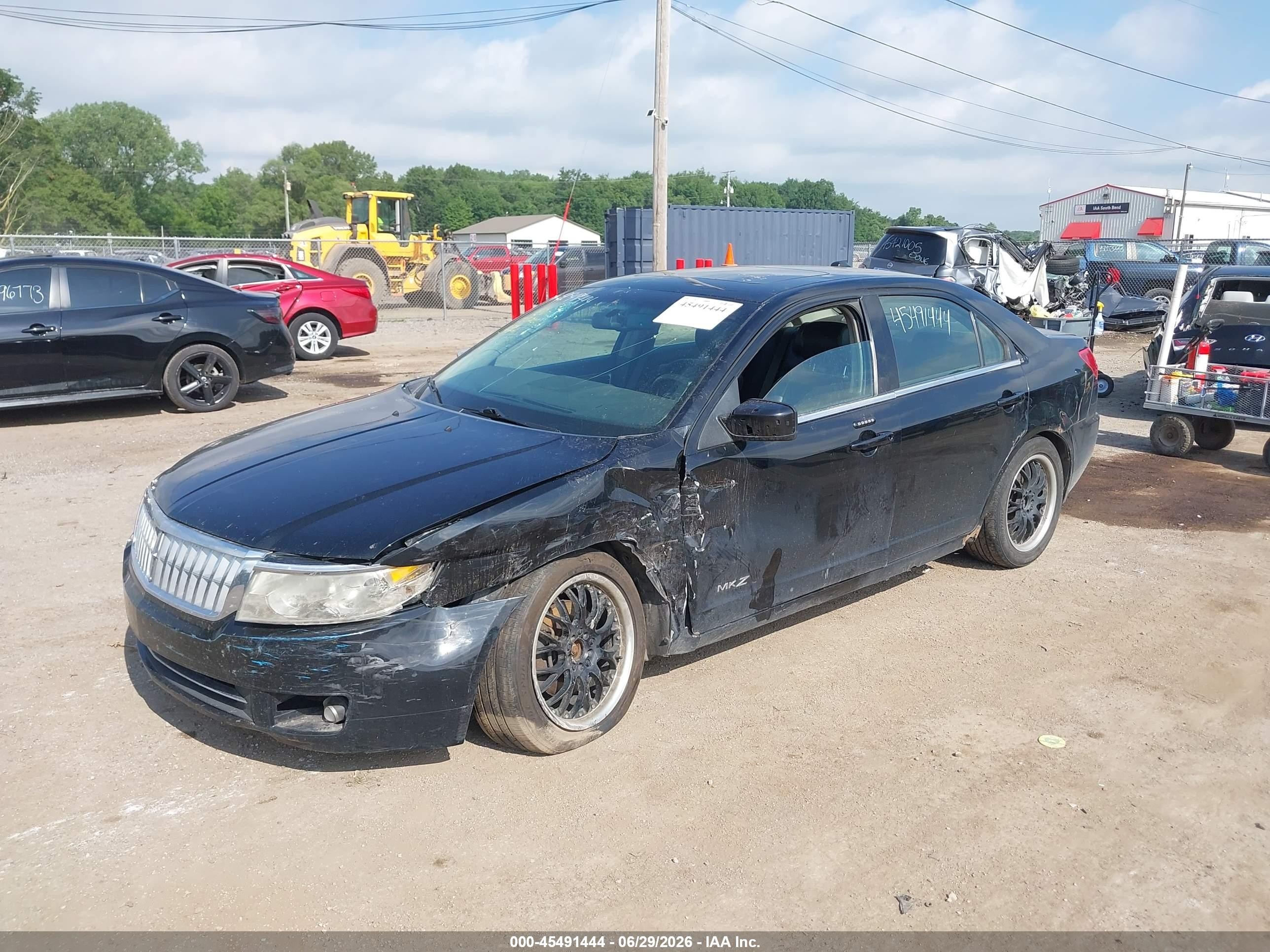 2007 Lincoln Mkz   Black vin: 3LNHM28TX7R612472