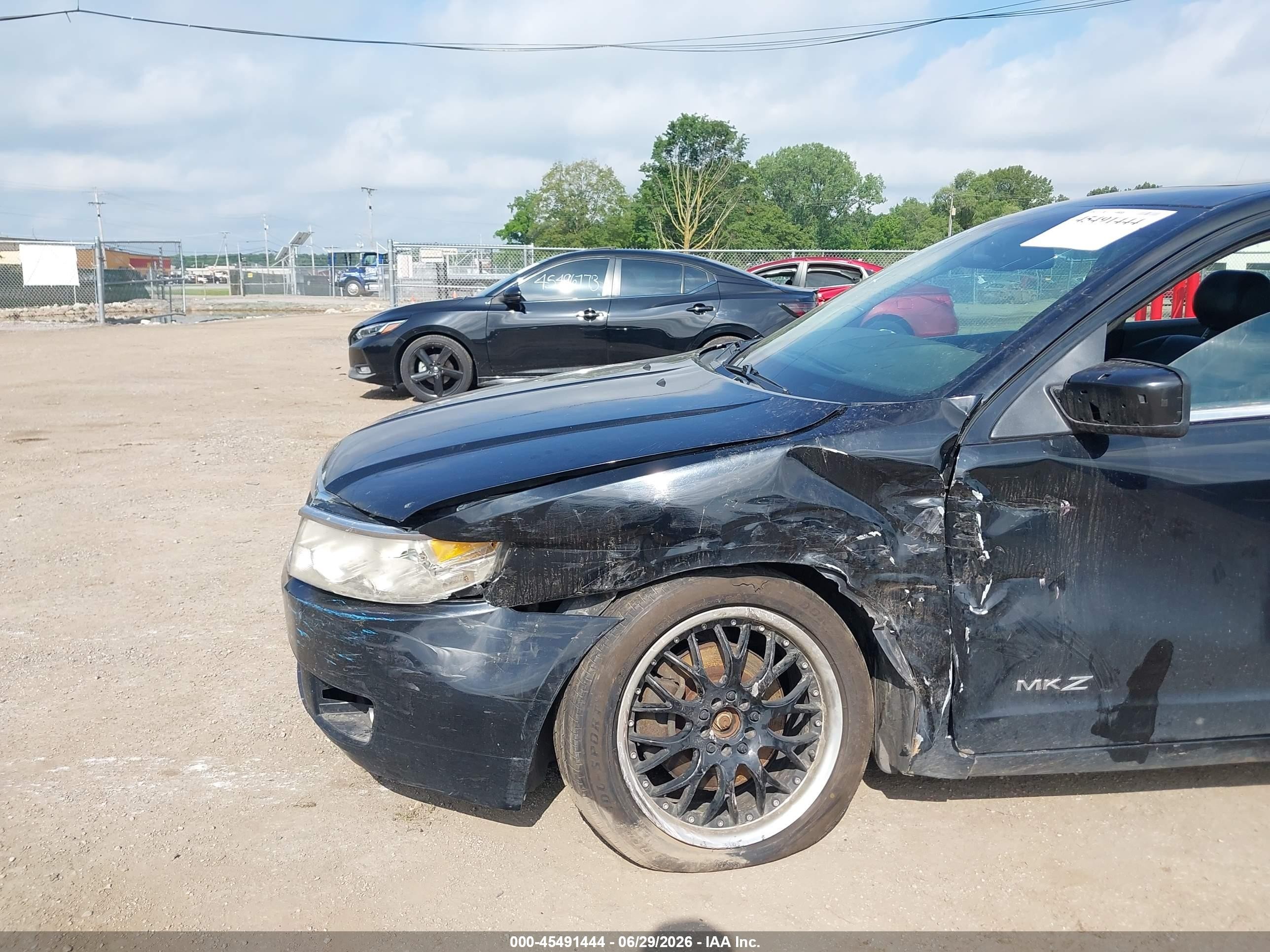 2007 Lincoln Mkz   Black vin: 3LNHM28TX7R612472