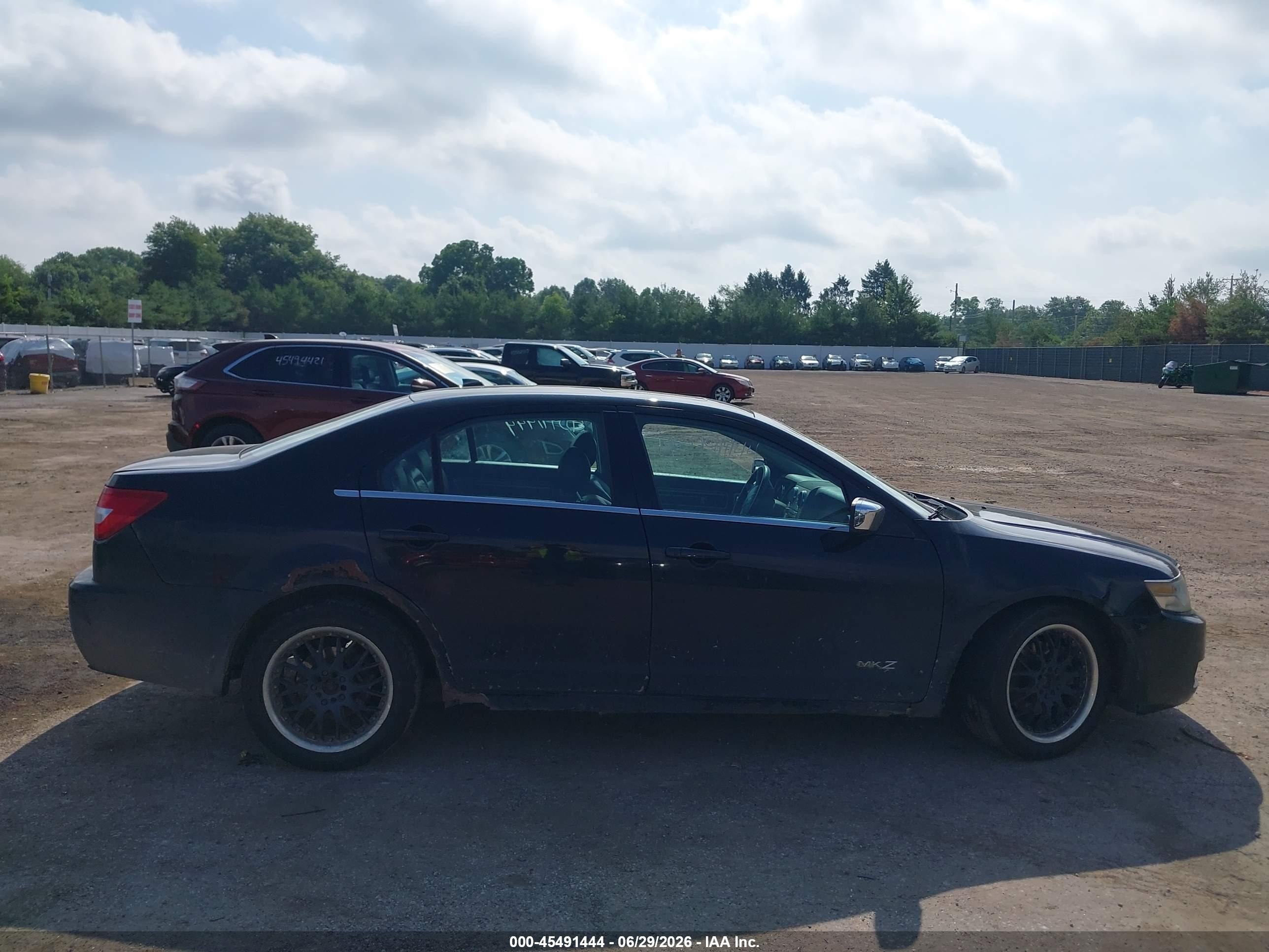 2007 Lincoln Mkz   Black vin: 3LNHM28TX7R612472