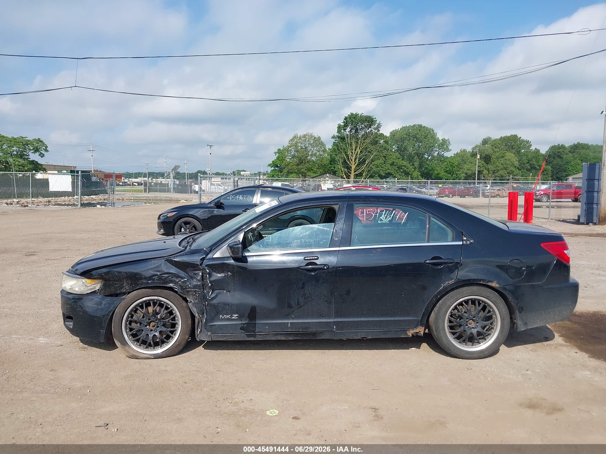 2007 Lincoln Mkz   Black vin: 3LNHM28TX7R612472