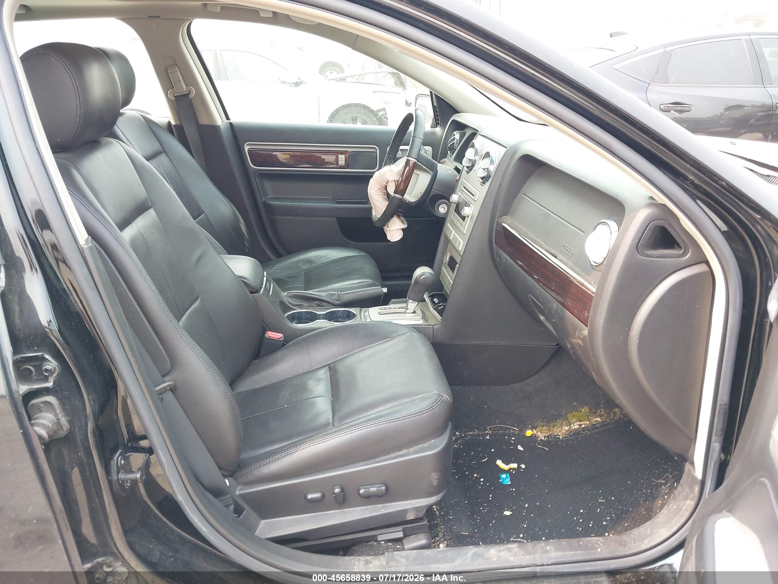 2008 Lincoln Mkz   Black vin: 3LNHM28TX8R613459