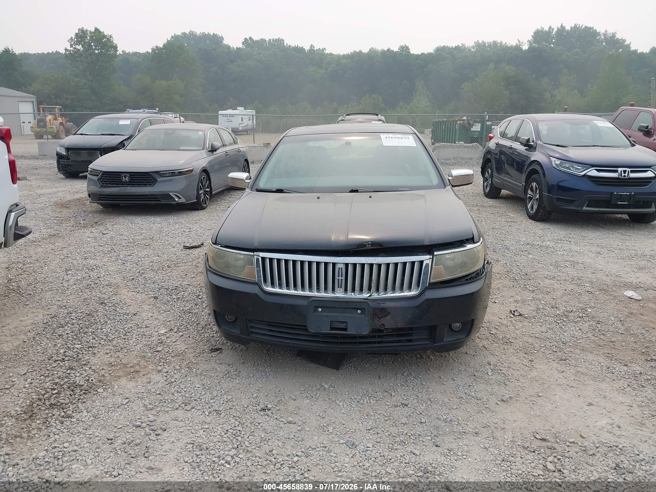 2008 Lincoln Mkz   Black vin: 3LNHM28TX8R613459