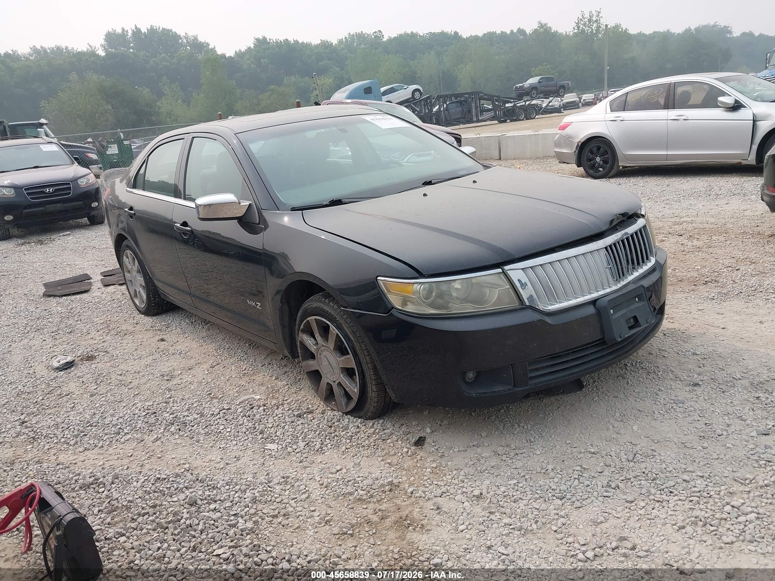 2008 Lincoln Mkz   Black vin: 3LNHM28TX8R613459