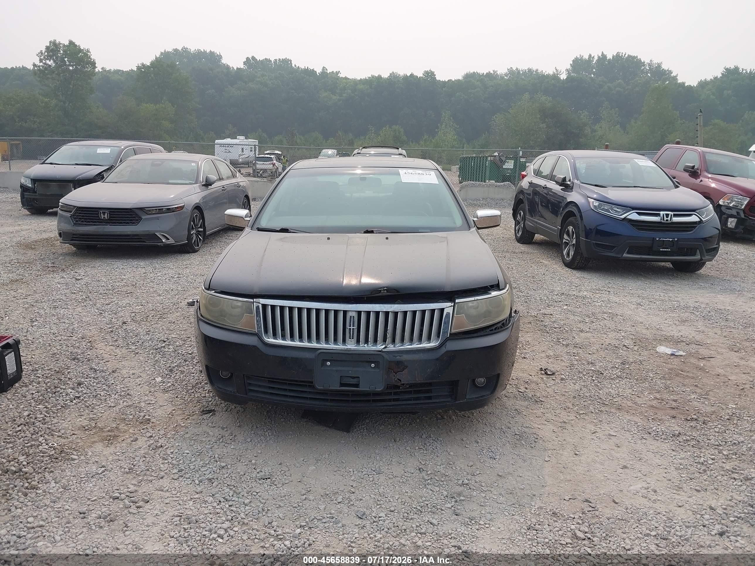2008 Lincoln Mkz   Black vin: 3LNHM28TX8R613459