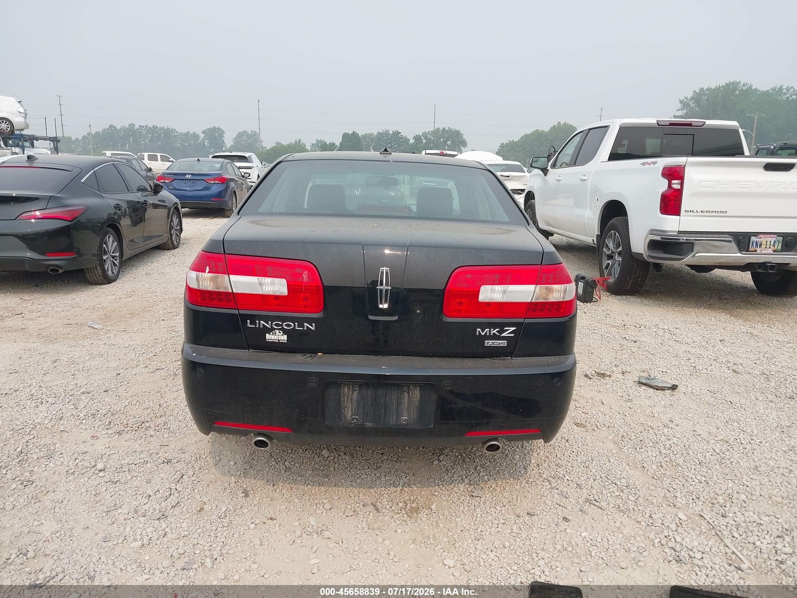2008 Lincoln Mkz   Black vin: 3LNHM28TX8R613459