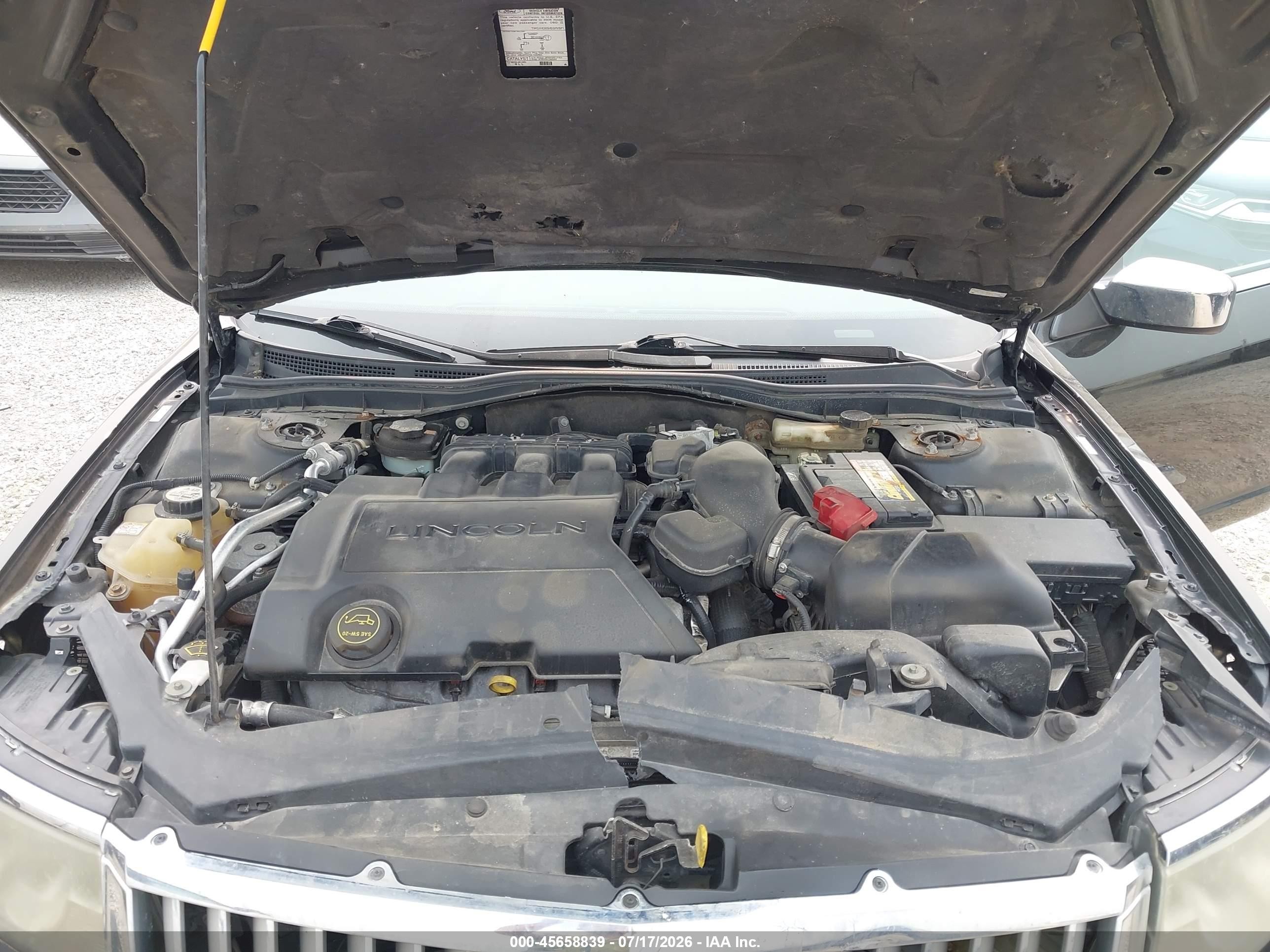 2008 Lincoln Mkz   Black vin: 3LNHM28TX8R613459
