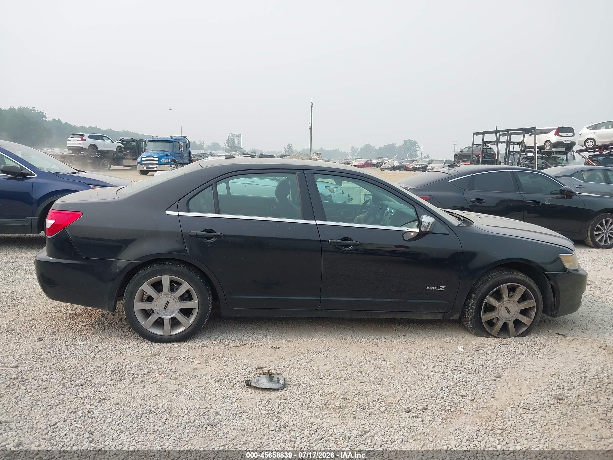 2008 Lincoln Mkz   Black vin: 3LNHM28TX8R613459