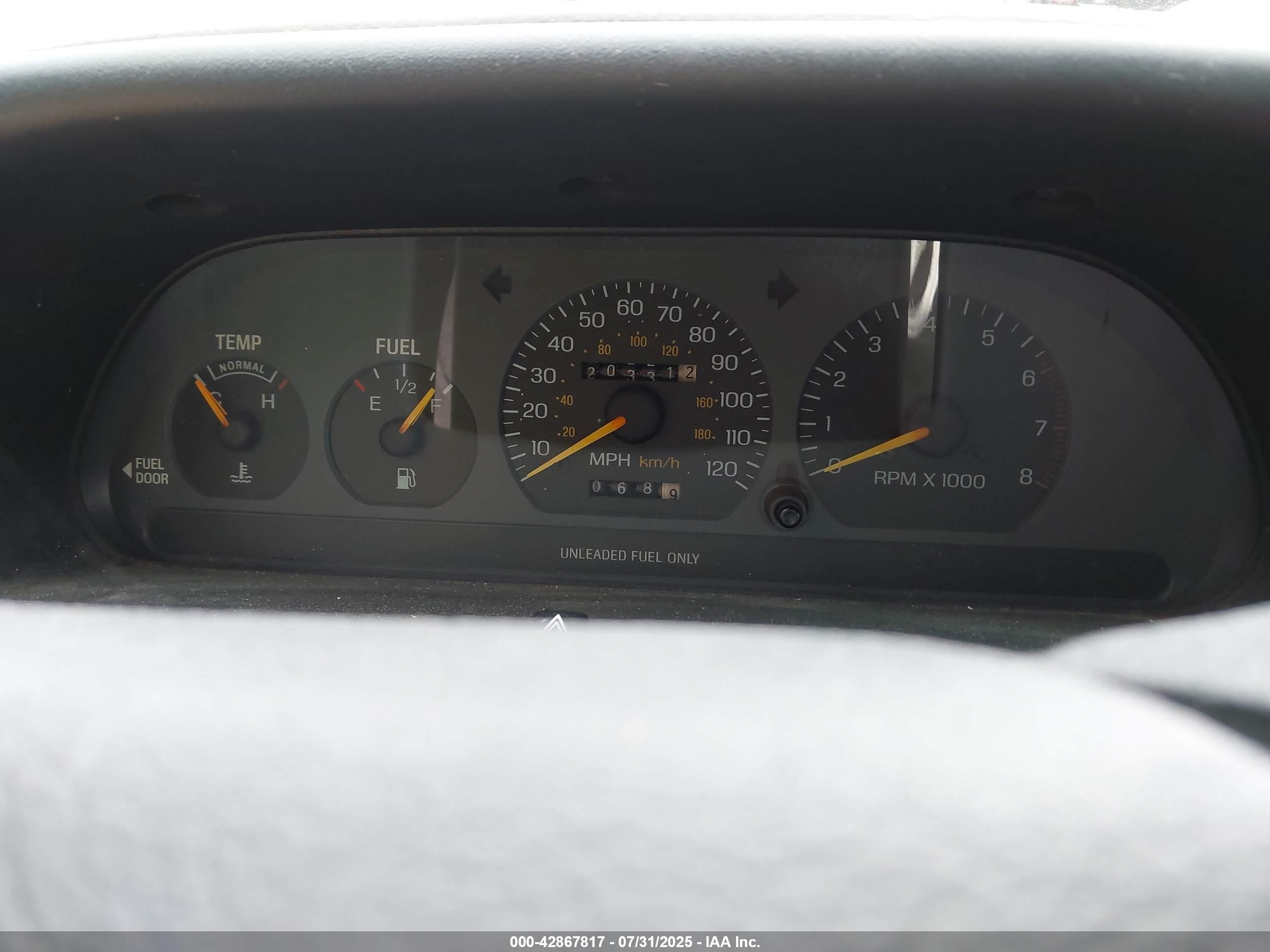 1994 Mercury Tracer Trio White vin: 3MARM10J8RR603513
