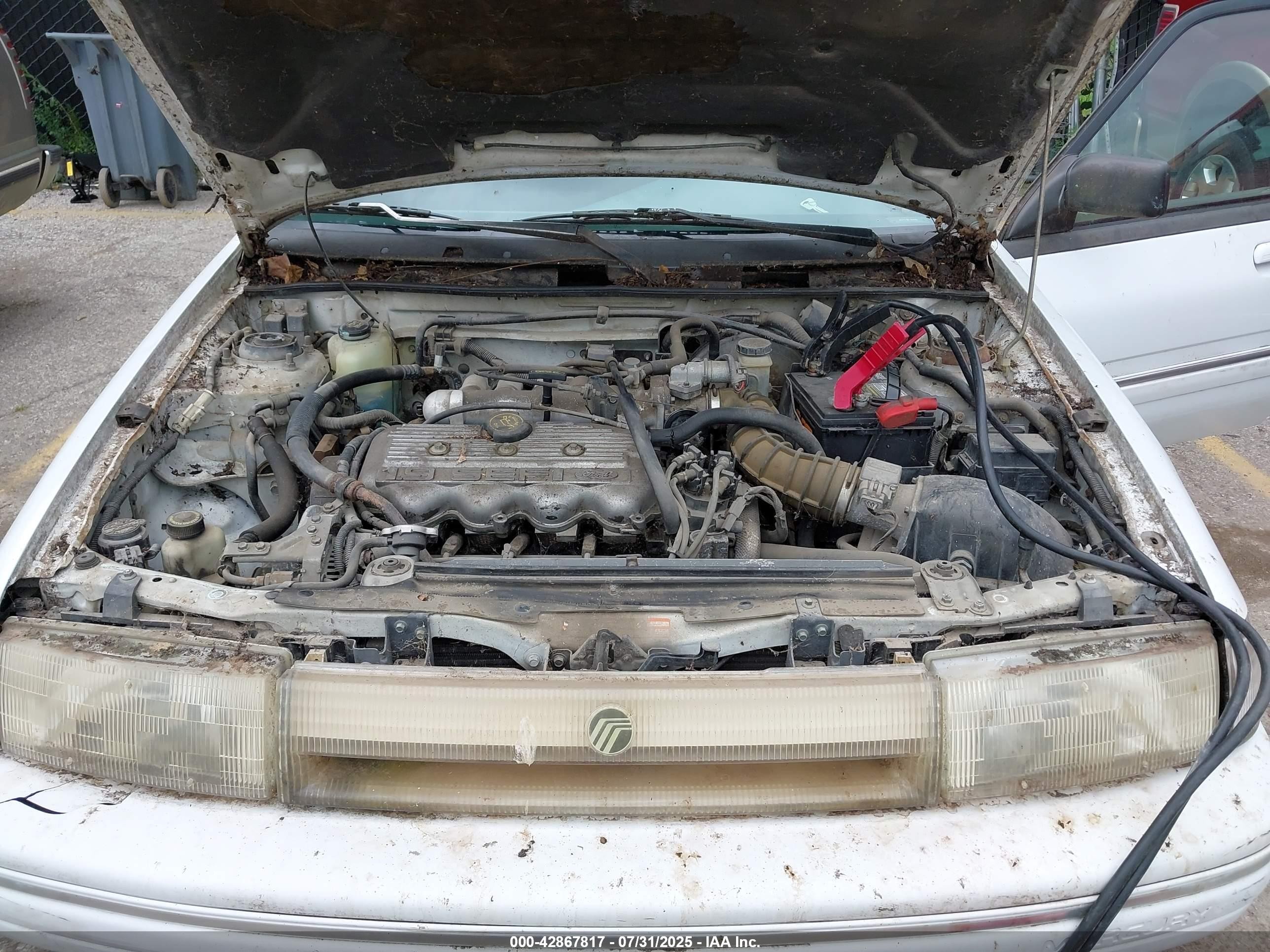 1994 Mercury Tracer Trio White vin: 3MARM10J8RR603513