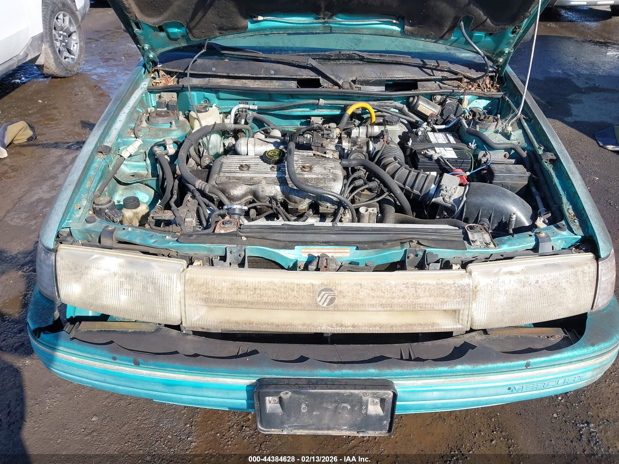 1995 Mercury Tracer Trio Teal vin: 3MASM10J5SR617487