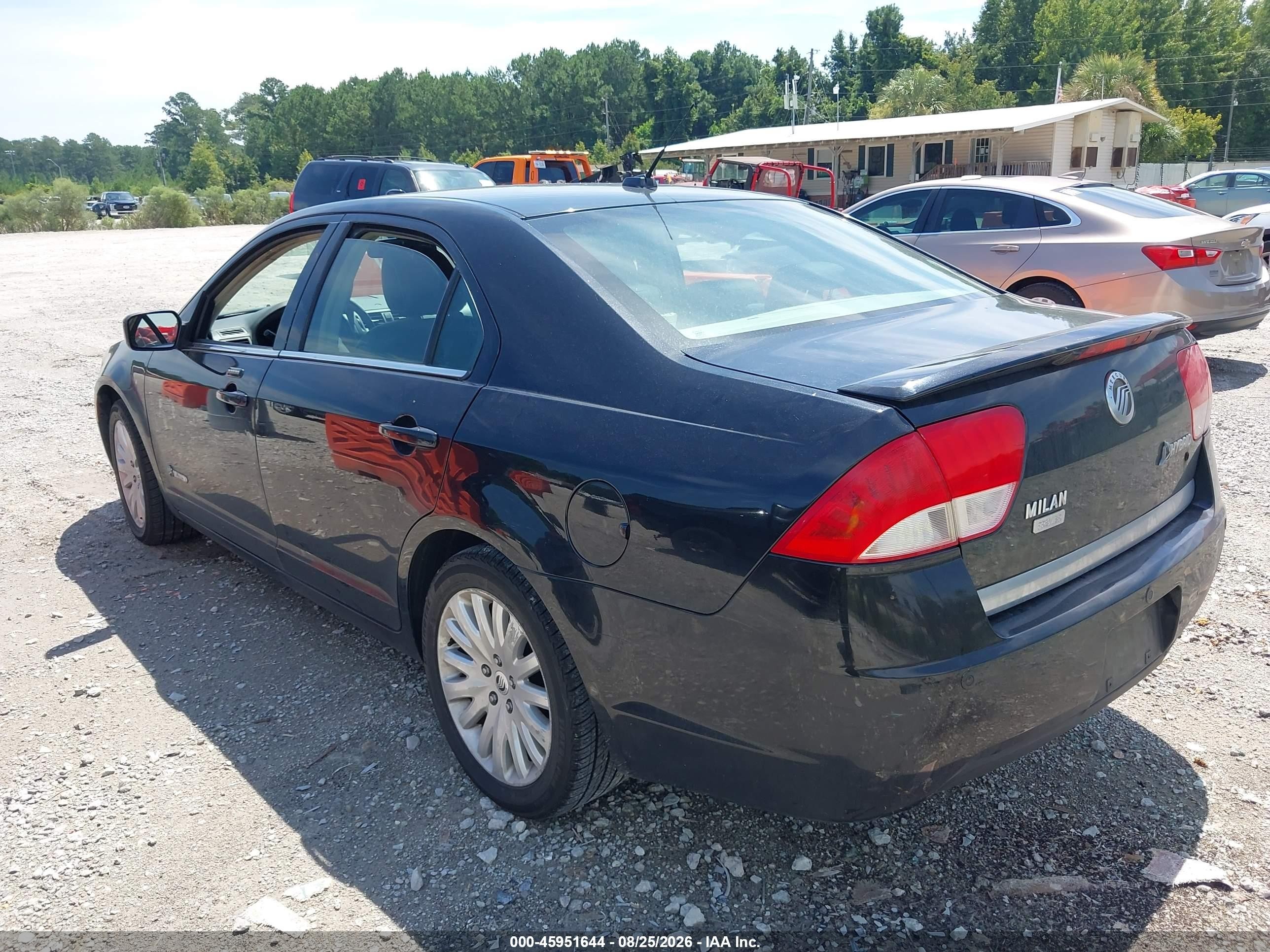 2010 Mercury Milan Hybrid Black vin: 3MEDM0L33AR628100
