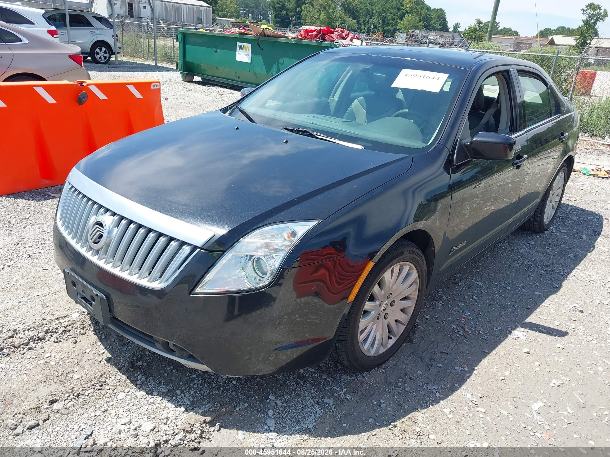 2010 Mercury Milan Hybrid Black vin: 3MEDM0L33AR628100