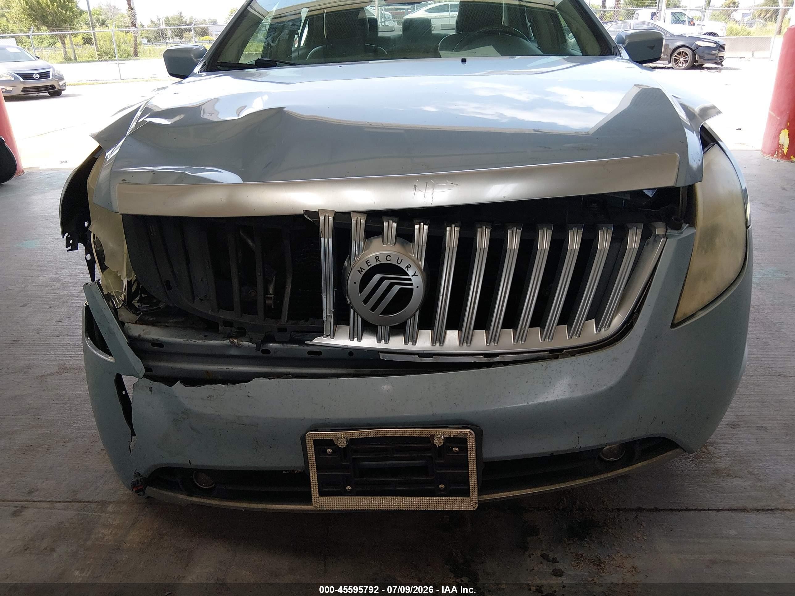 2010 Mercury Milan Hybrid   Blue vin: 3MEDM0L39AR613195
