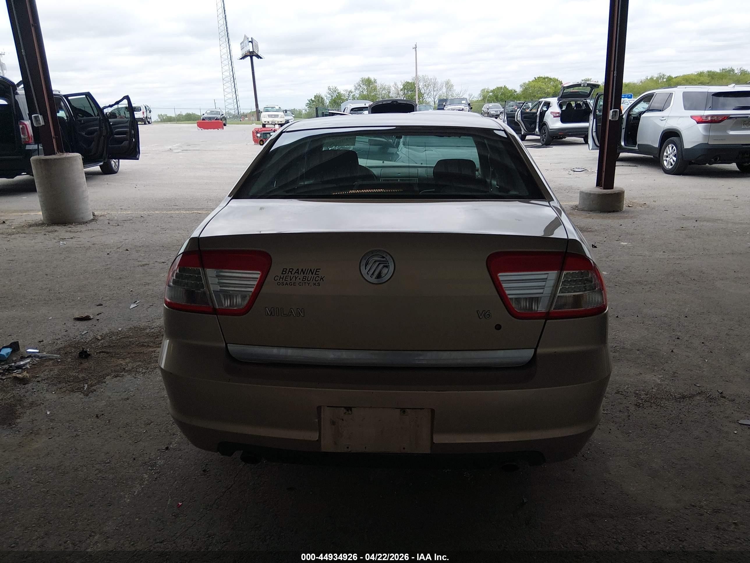2006 Mercury Milan V6 Tan vin: 3MEFM07116R616200