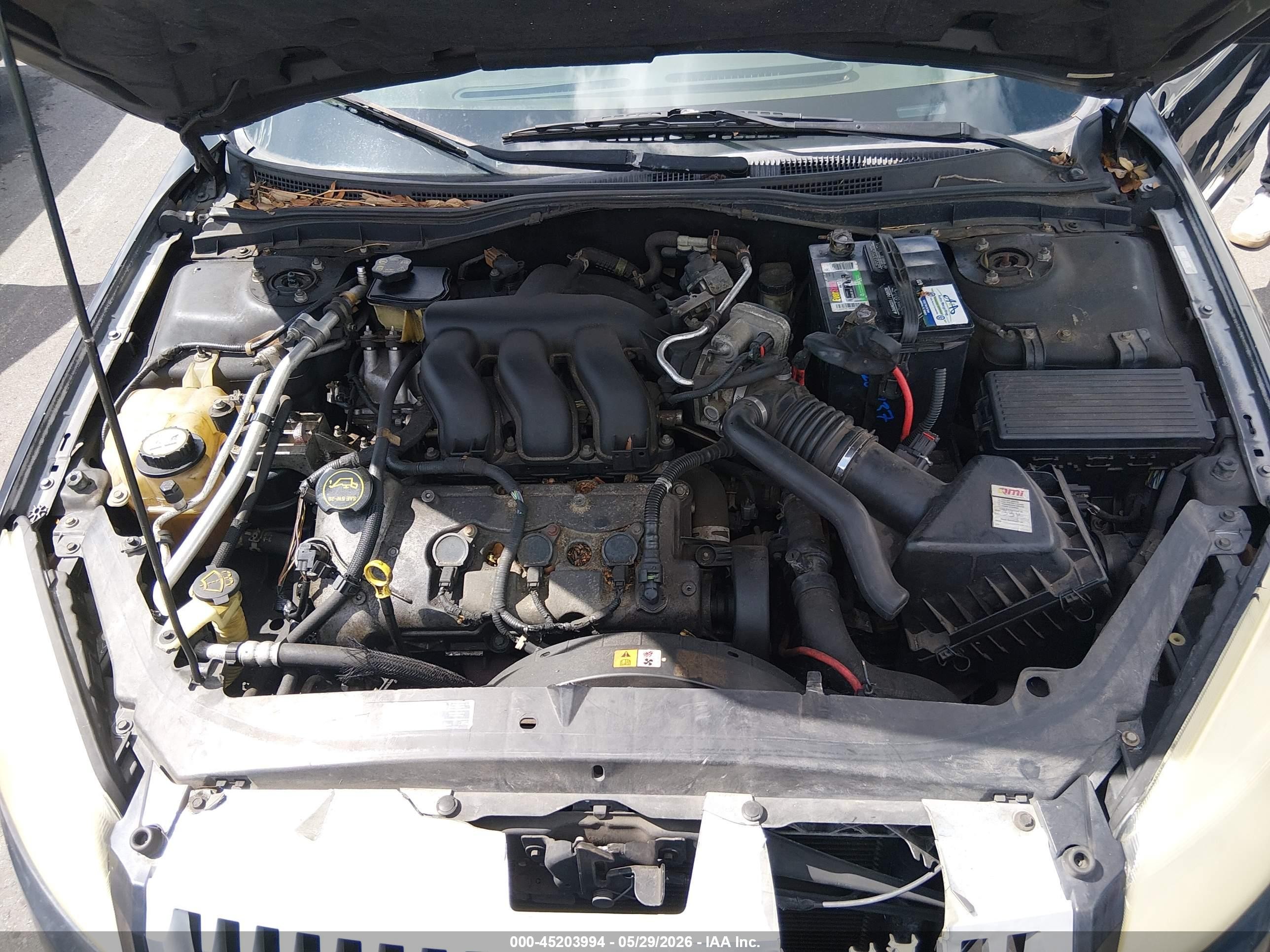 2006 Mercury Milan V6 Black vin: 3MEFM07126R639131