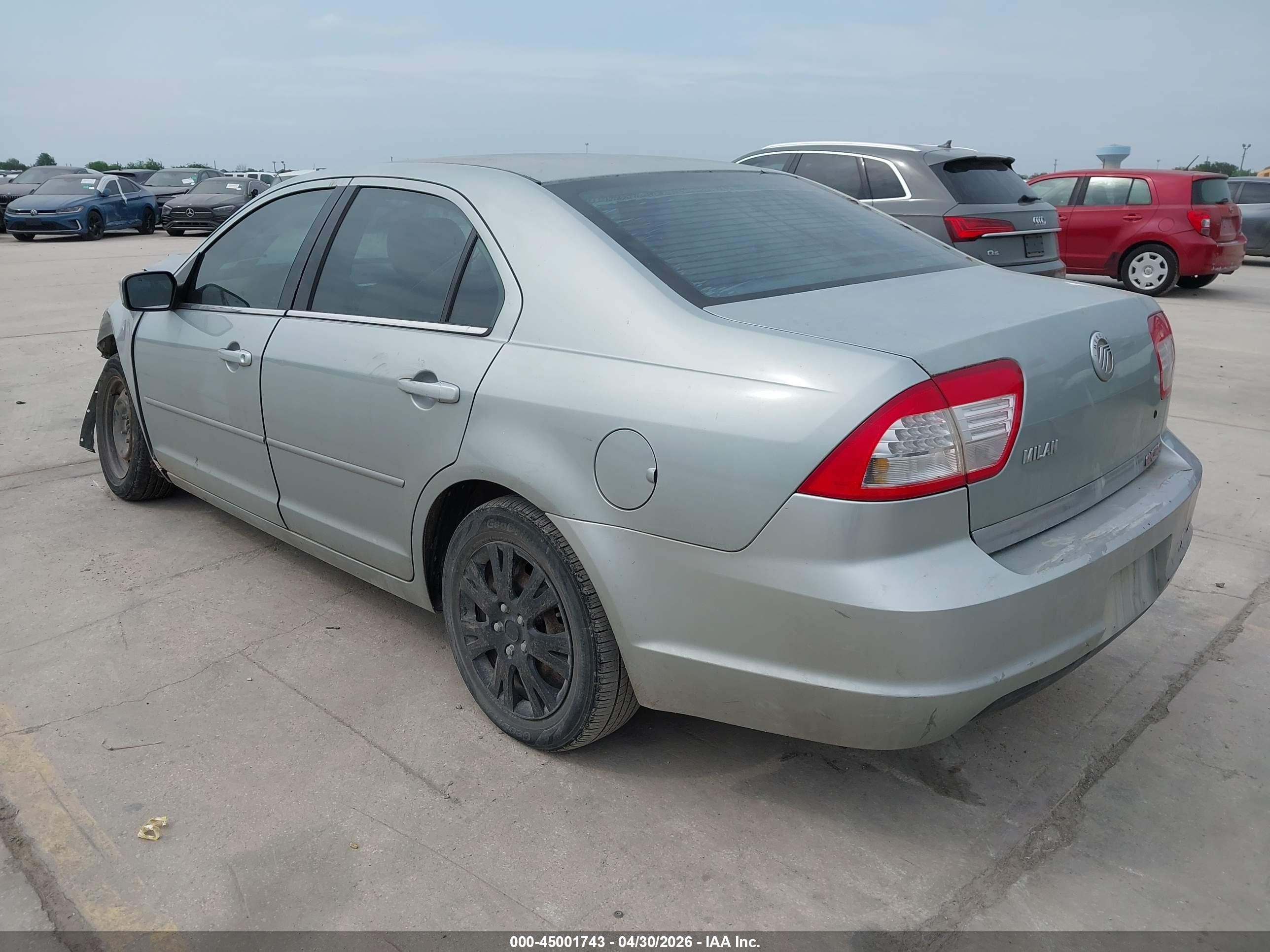 2006 Mercury Milan I4 Light Blue vin: 3MEFM07Z56R633216