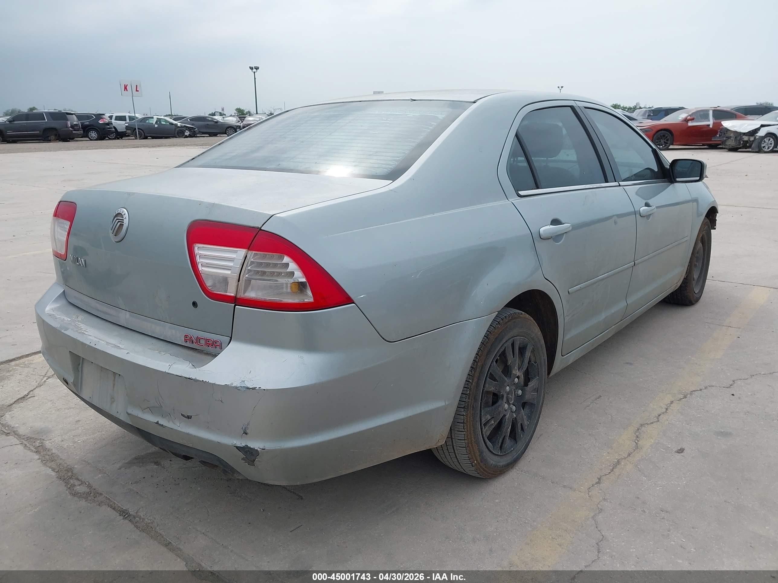 2006 Mercury Milan I4 Light Blue vin: 3MEFM07Z56R633216
