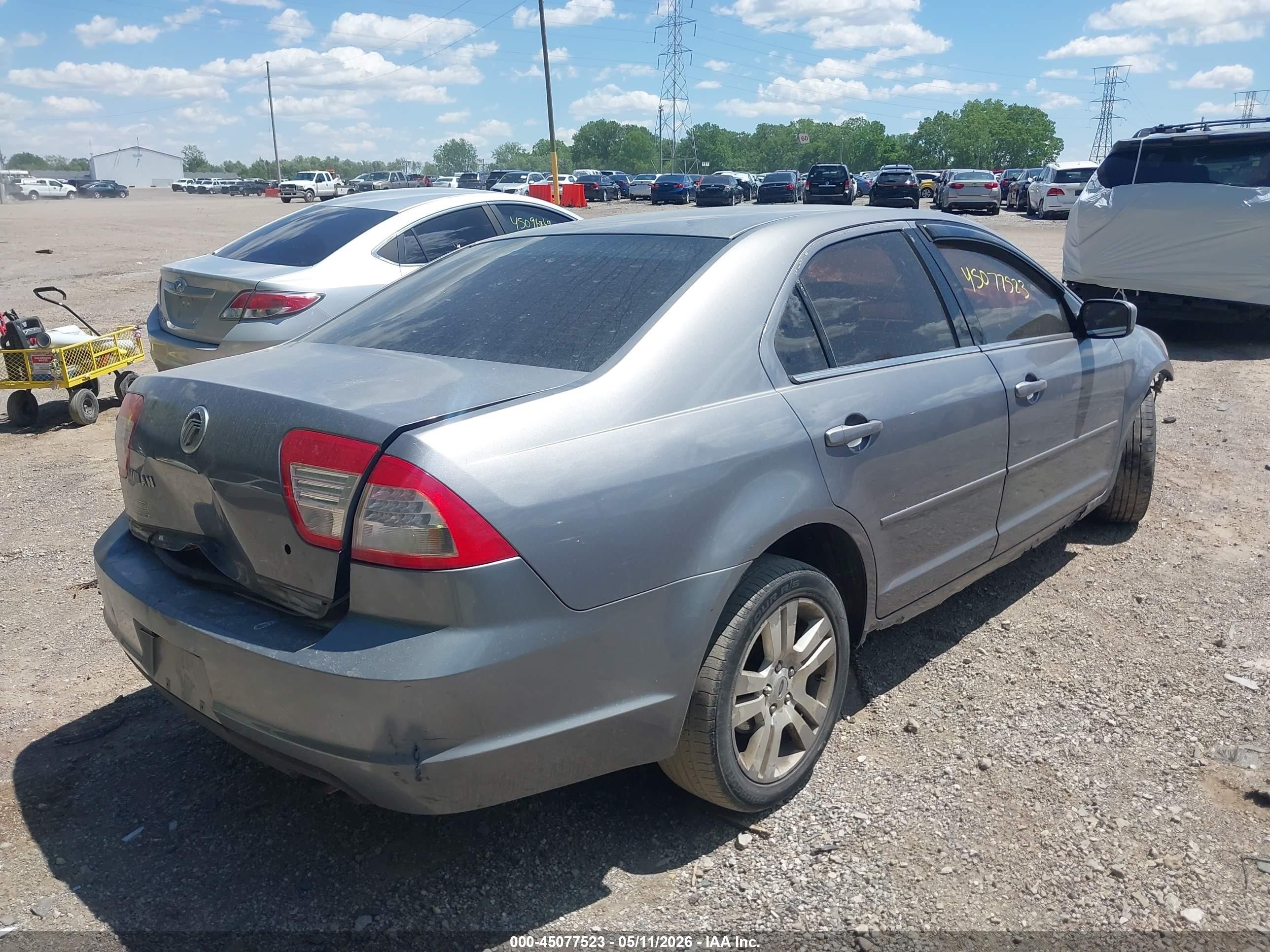 2006 Mercury Milan I4 Gray vin: 3MEFM07Z86R631024