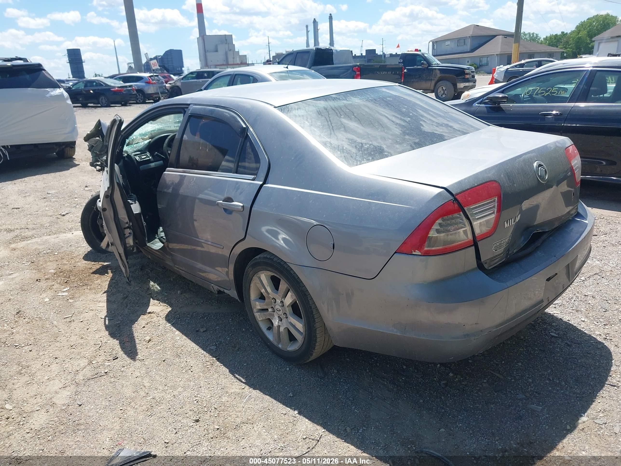 2006 Mercury Milan I4 Gray vin: 3MEFM07Z86R631024