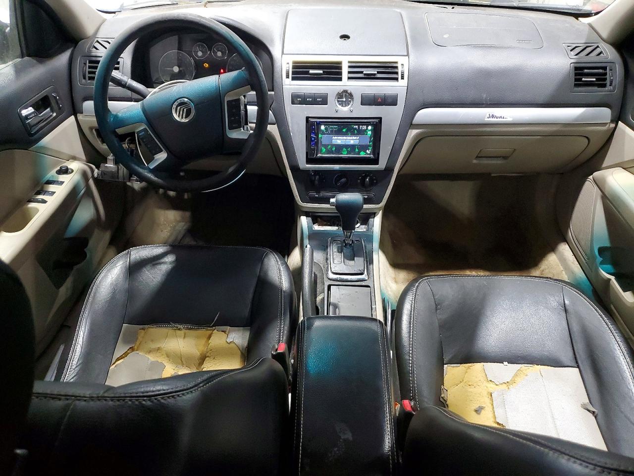 2006 Mercury Milan Premier White vin: 3MEFM08106R653916