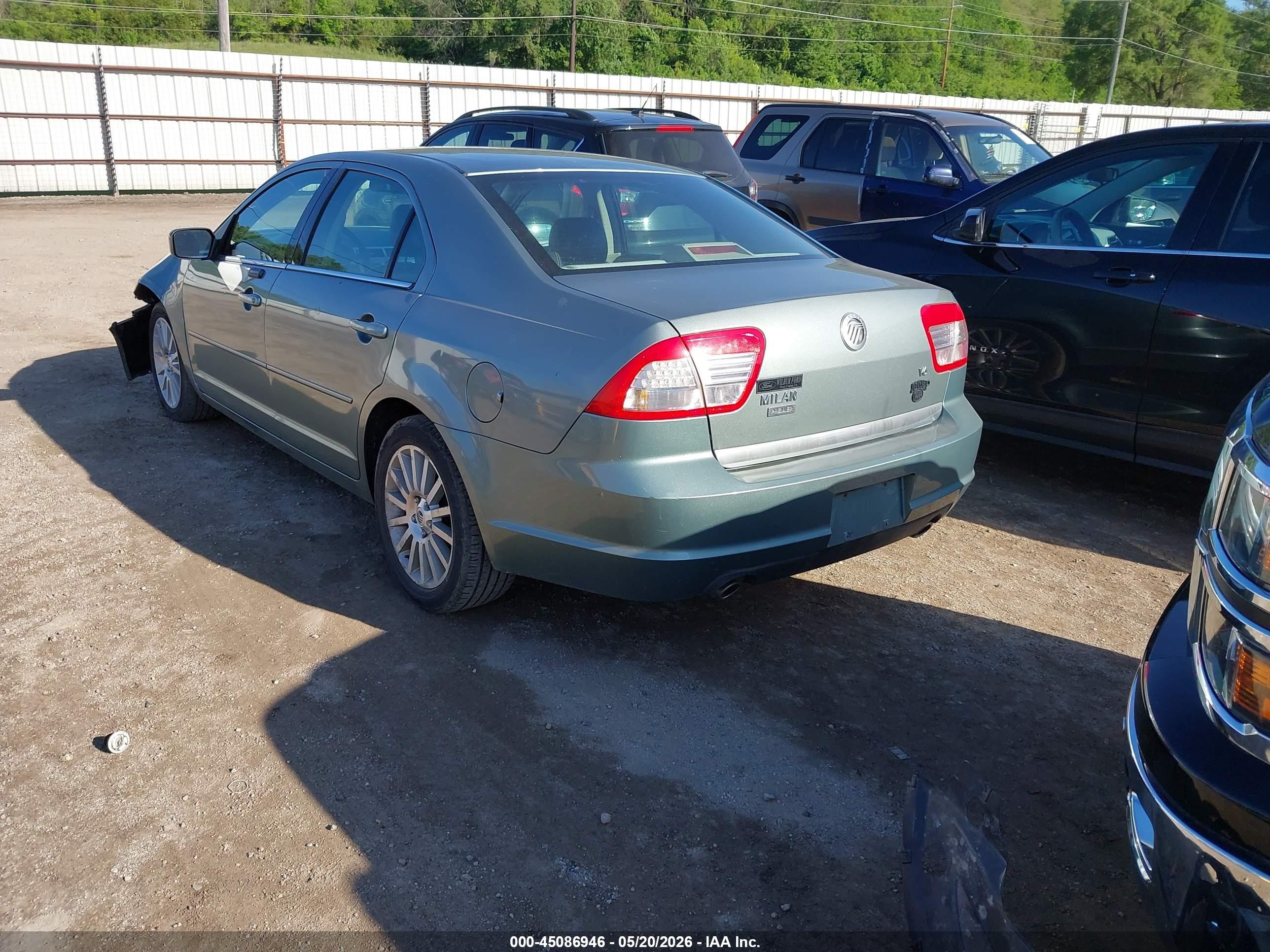 2006 Mercury Milan V6 Premier Green vin: 3MEFM08156R638473