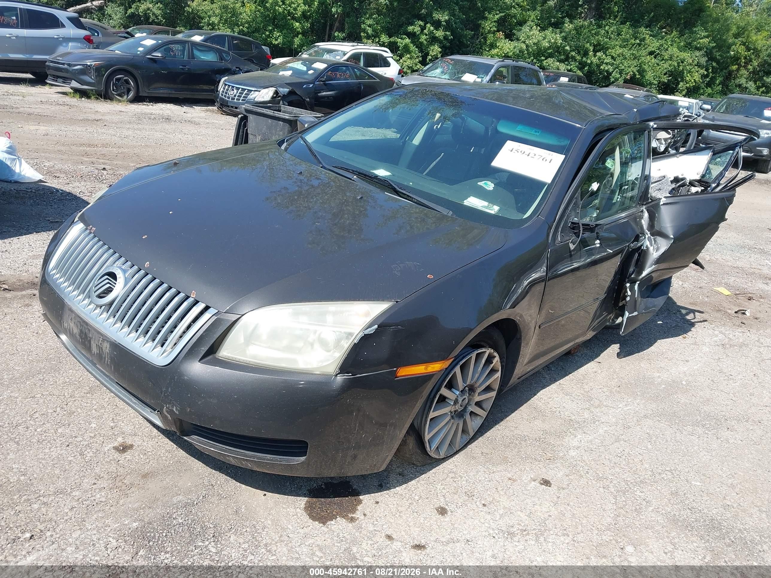 2006 Mercury Milan V6 Premier Gray vin: 3MEFM08186R614720