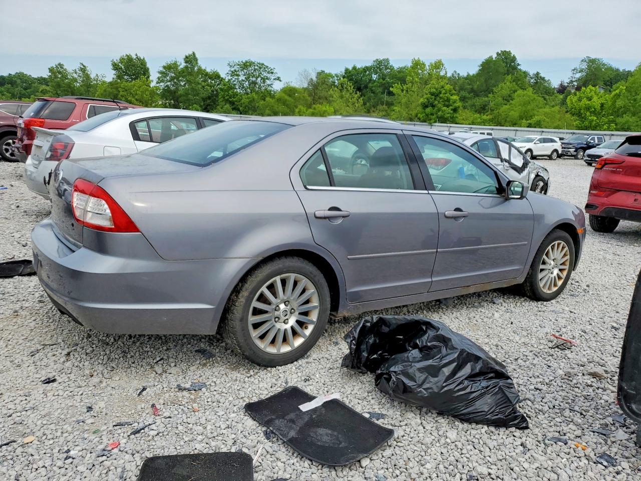 2006 Mercury Milan Premier Gray vin: 3MEFM08Z86R662675