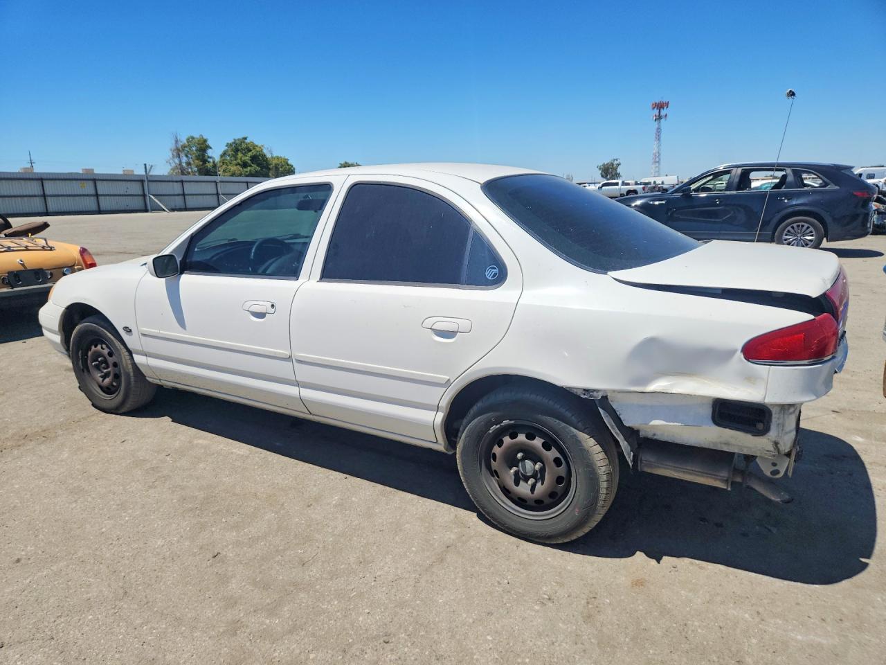 2000 Mercury Mystique Gs White vin: 3MEFM6532YM603527